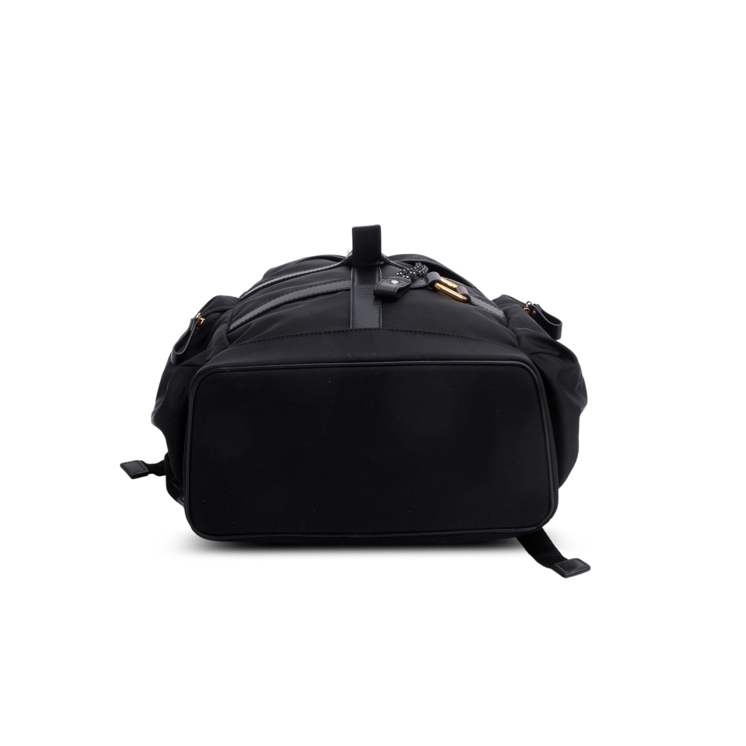 Versace Black Nylon Medusa Greca Backpack