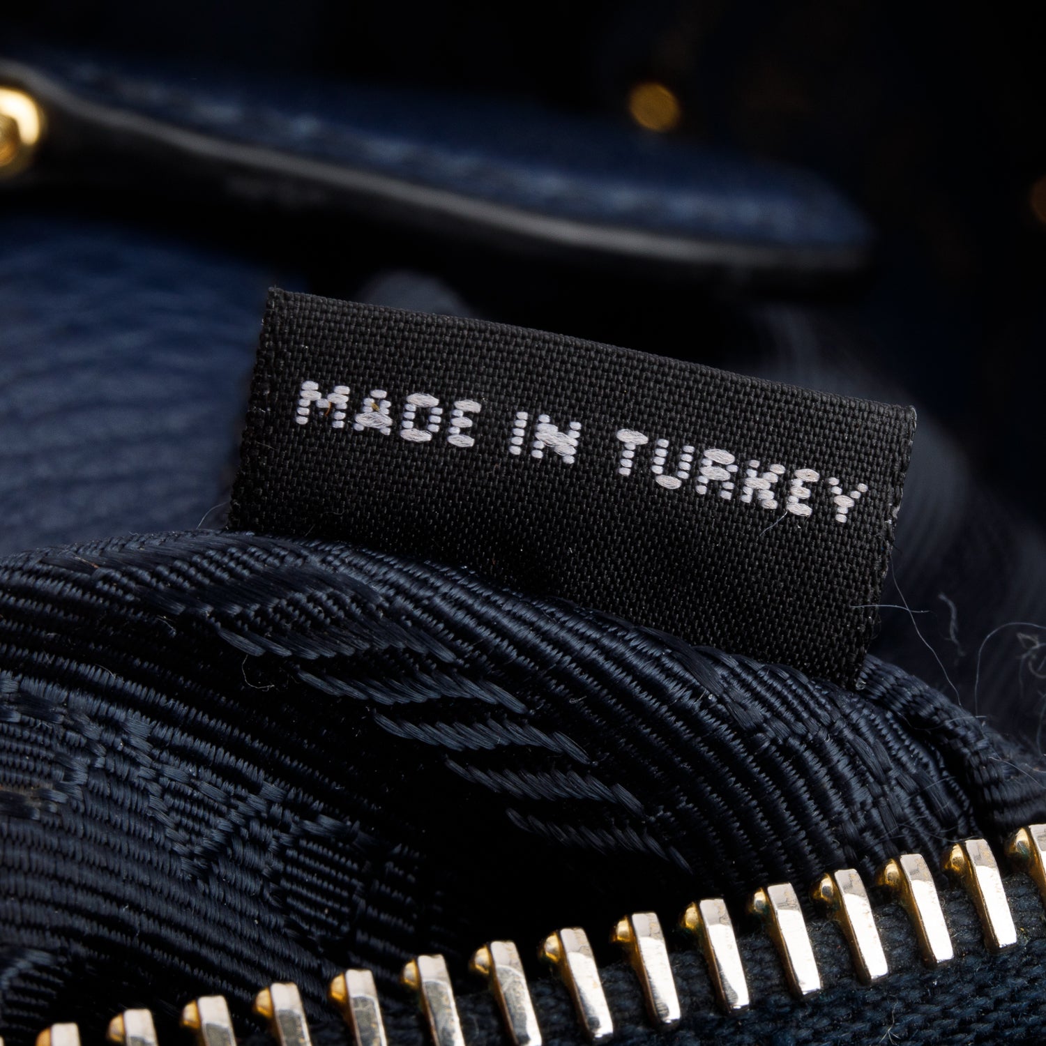 Prada Blue Vitello Daino Two-Way Tote w/ Strap