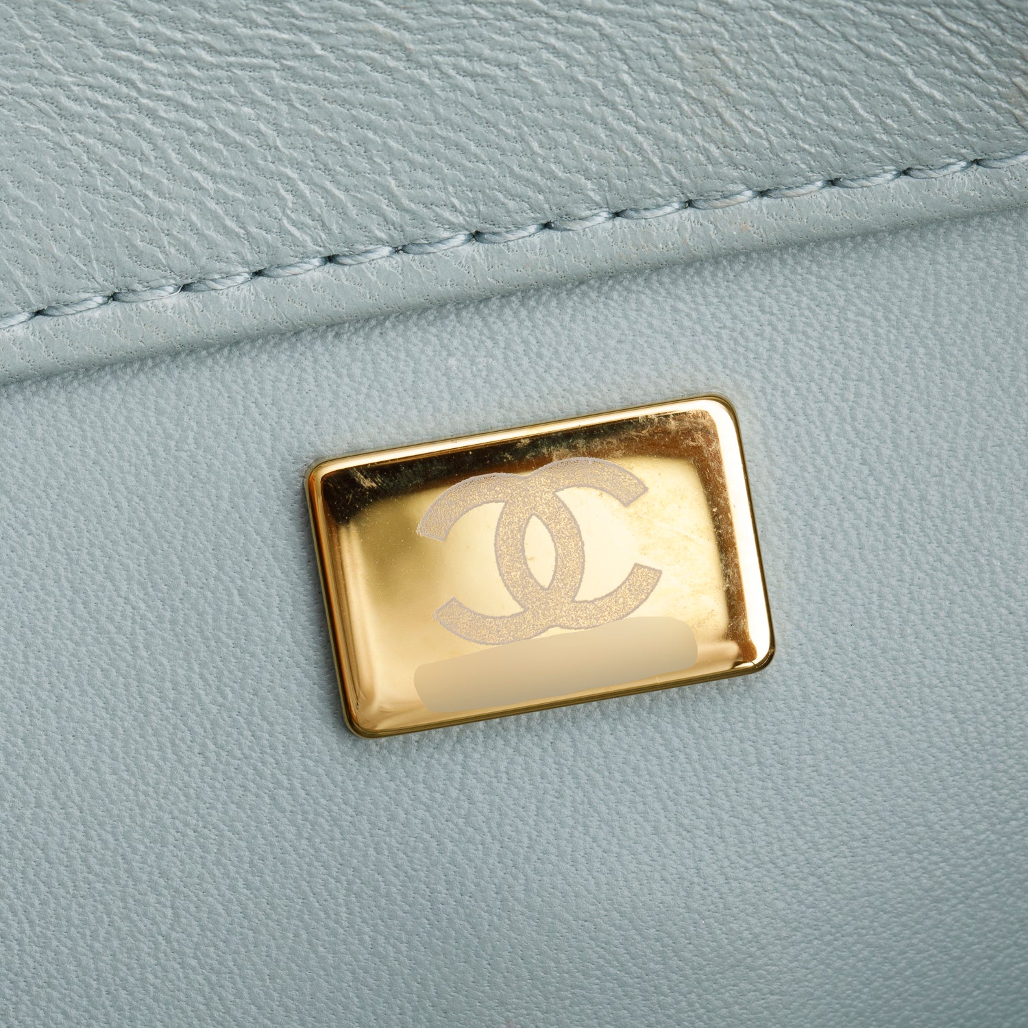 Chanel Blue Lambskin Quilted Large Trendy CC Dual Handle Flap w/ Receipt