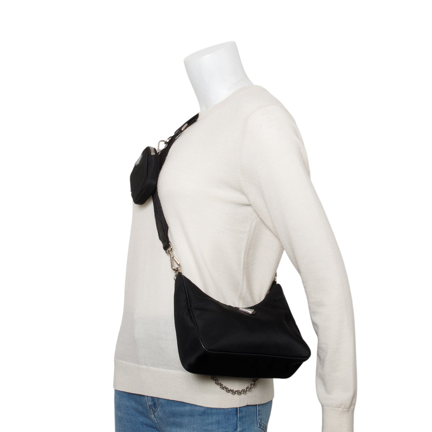 Prada Black Re-Edition 2005 Re-Nylon Bag