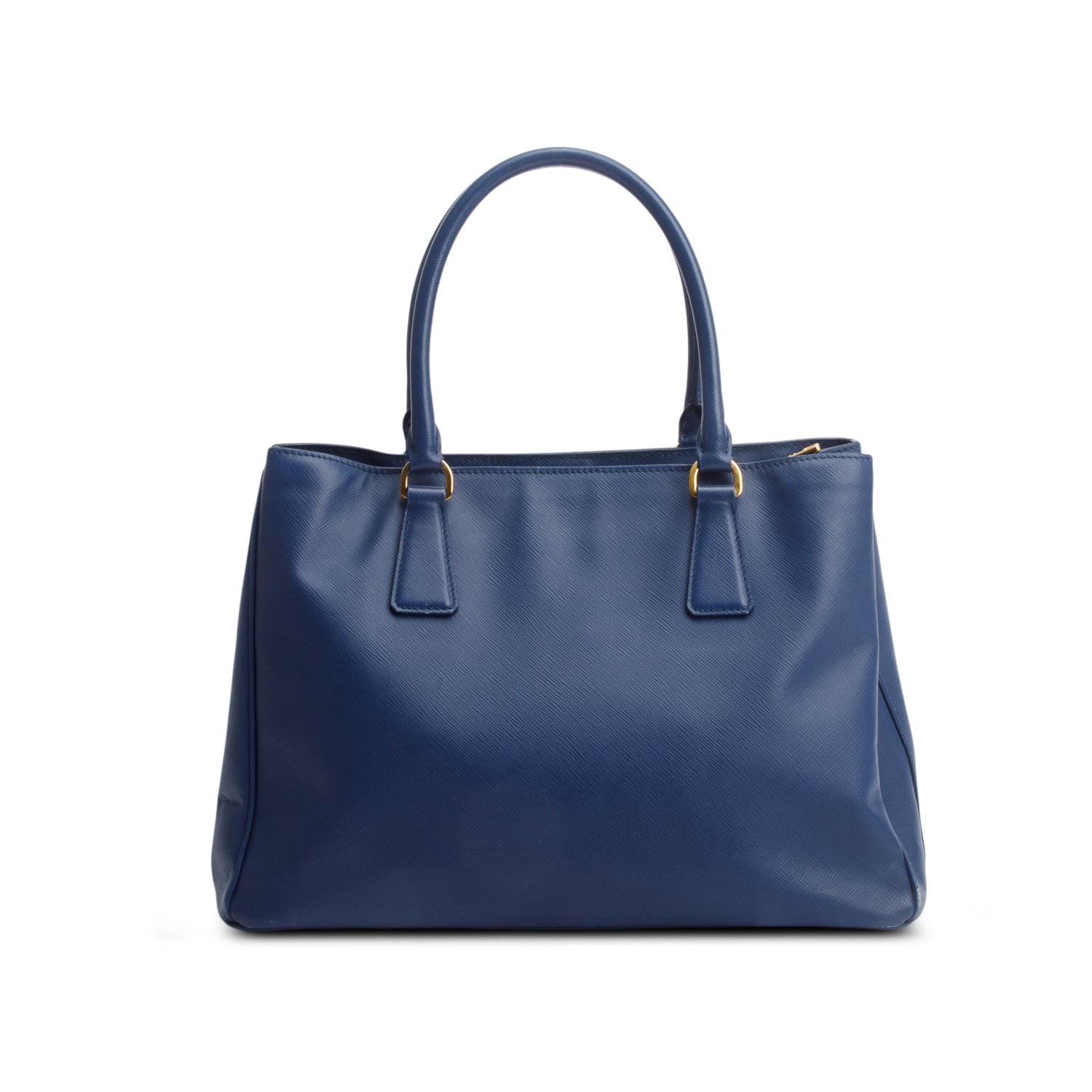 Prada Blue Saffiano Lux Medium Galleria Tote w/ Strap