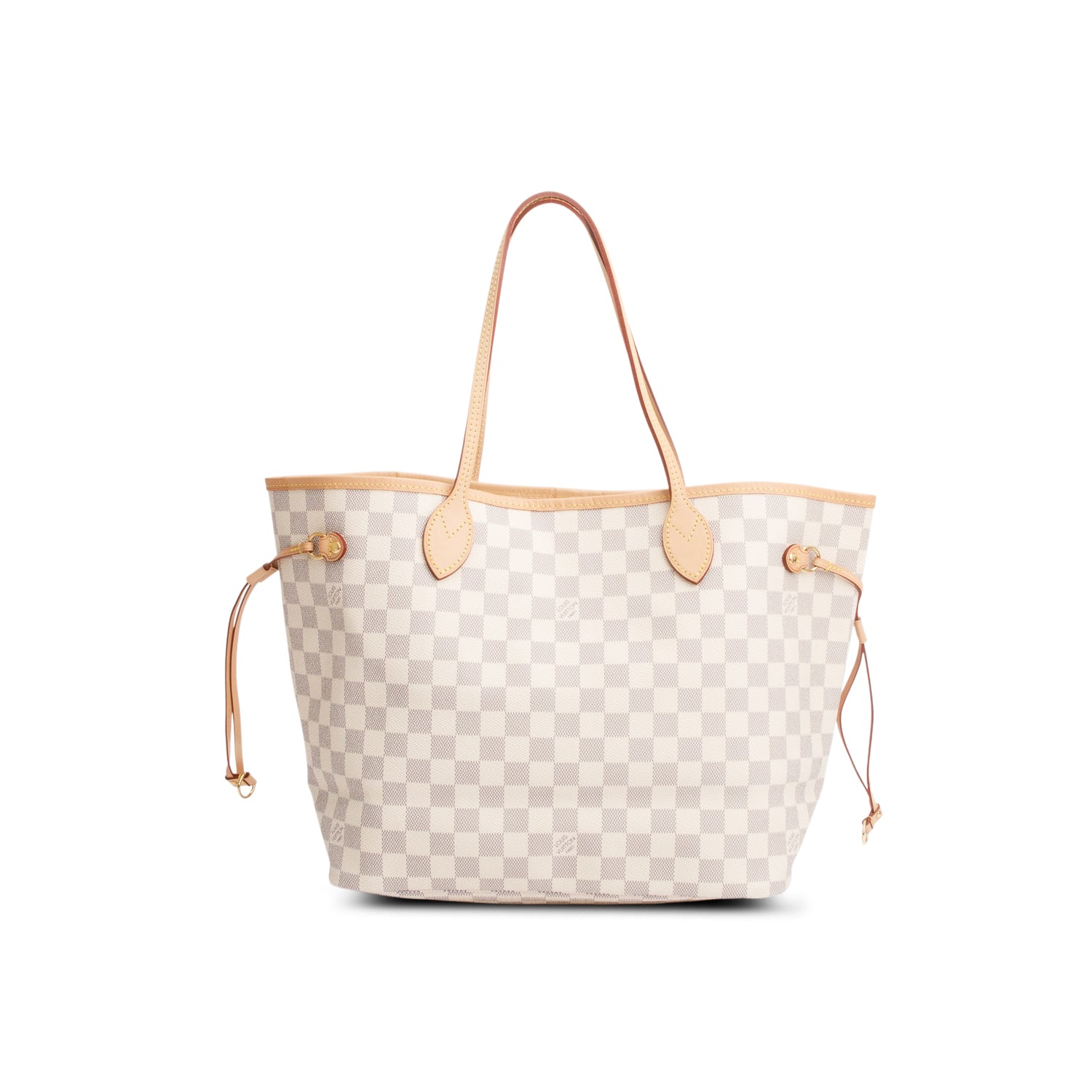 Louis Vuitton Damier Azur Neverfull MM w/ Pouch