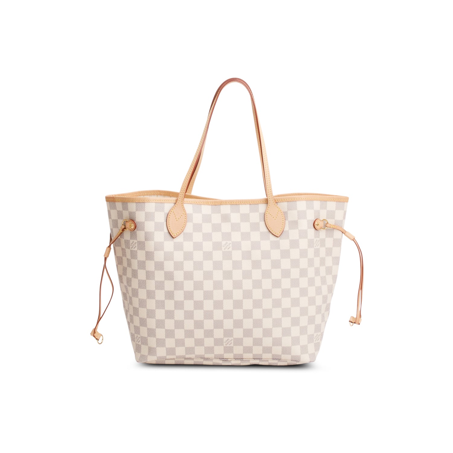 Louis Vuitton Damier Azur Neverfull MM w/ Pouch