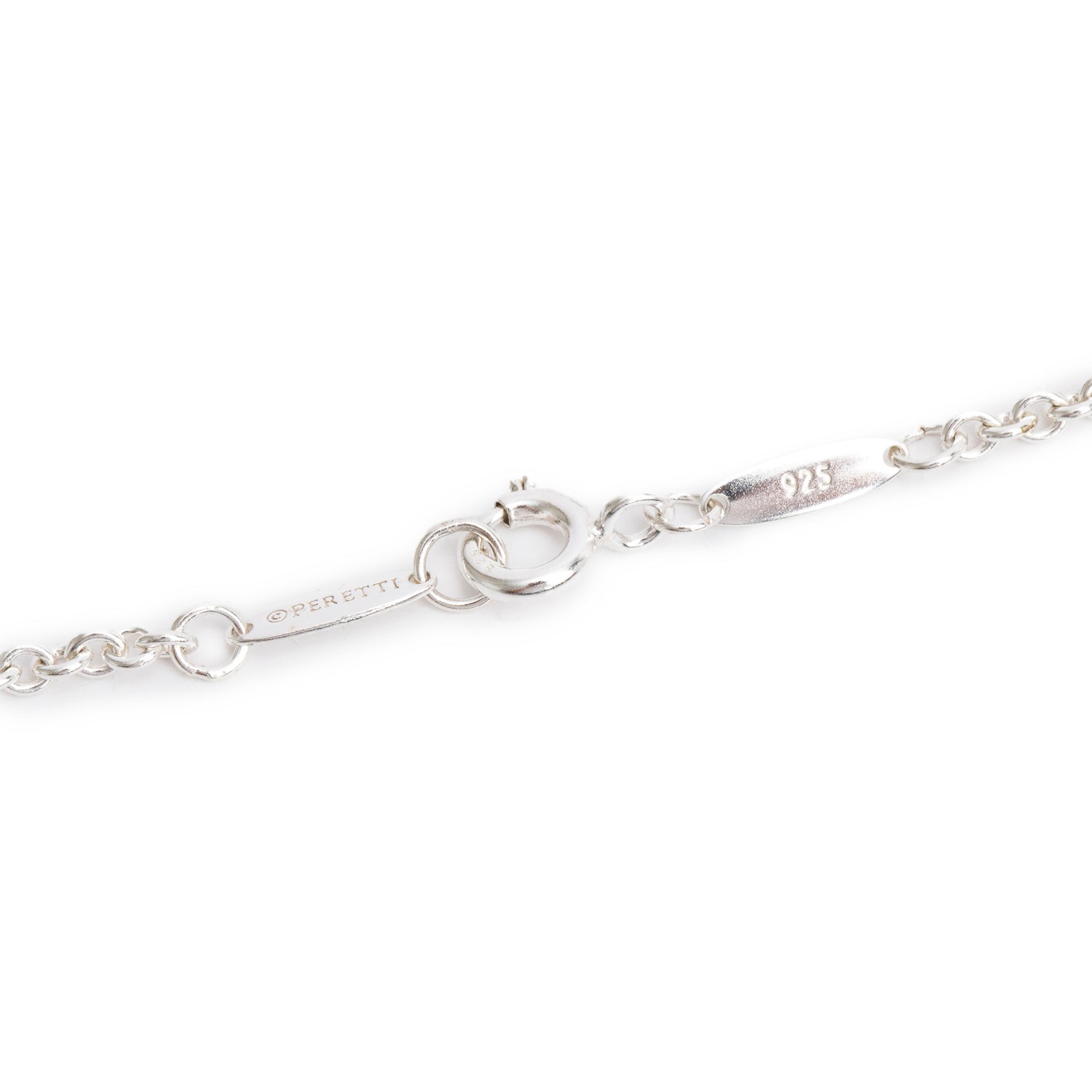 Tiffany & Co. Elsa Peretti Sterling Silver Sevillana Lariat Necklace