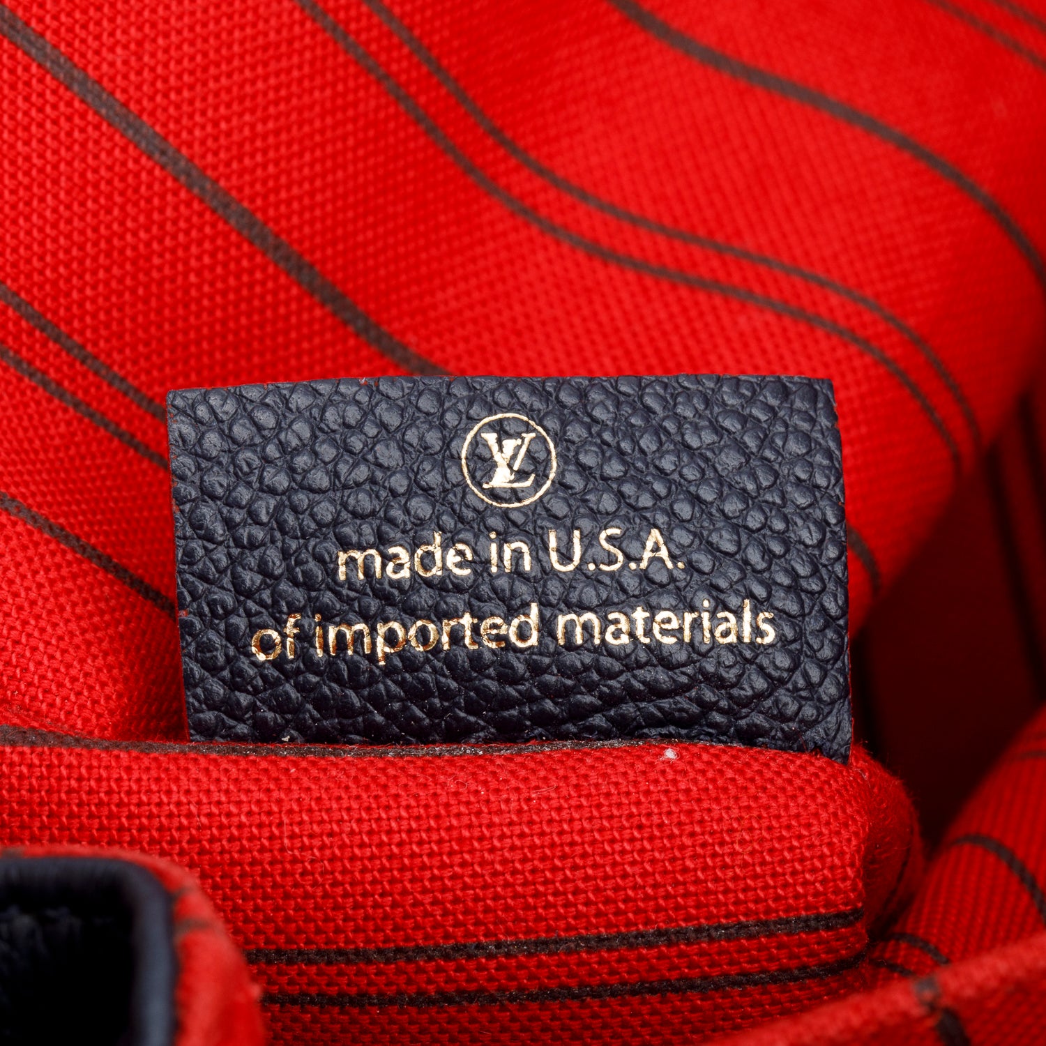 Louis Vuitton Navy Monogram Empreinte Leather Pochette Metis w/ Box & Strap