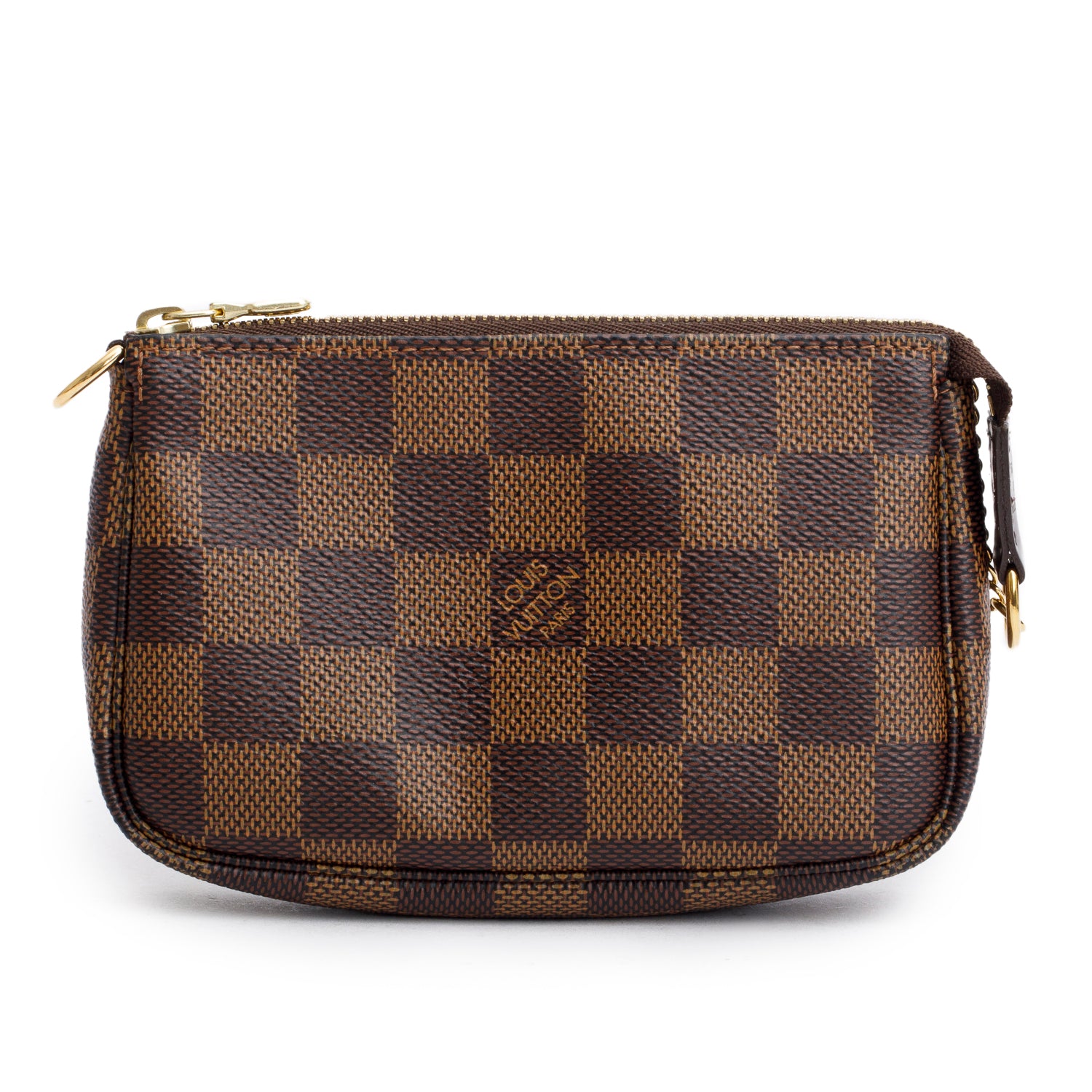 Louis Vuitton 2020 Damier Ebene Mini Pochette Accessoires w/ Box
