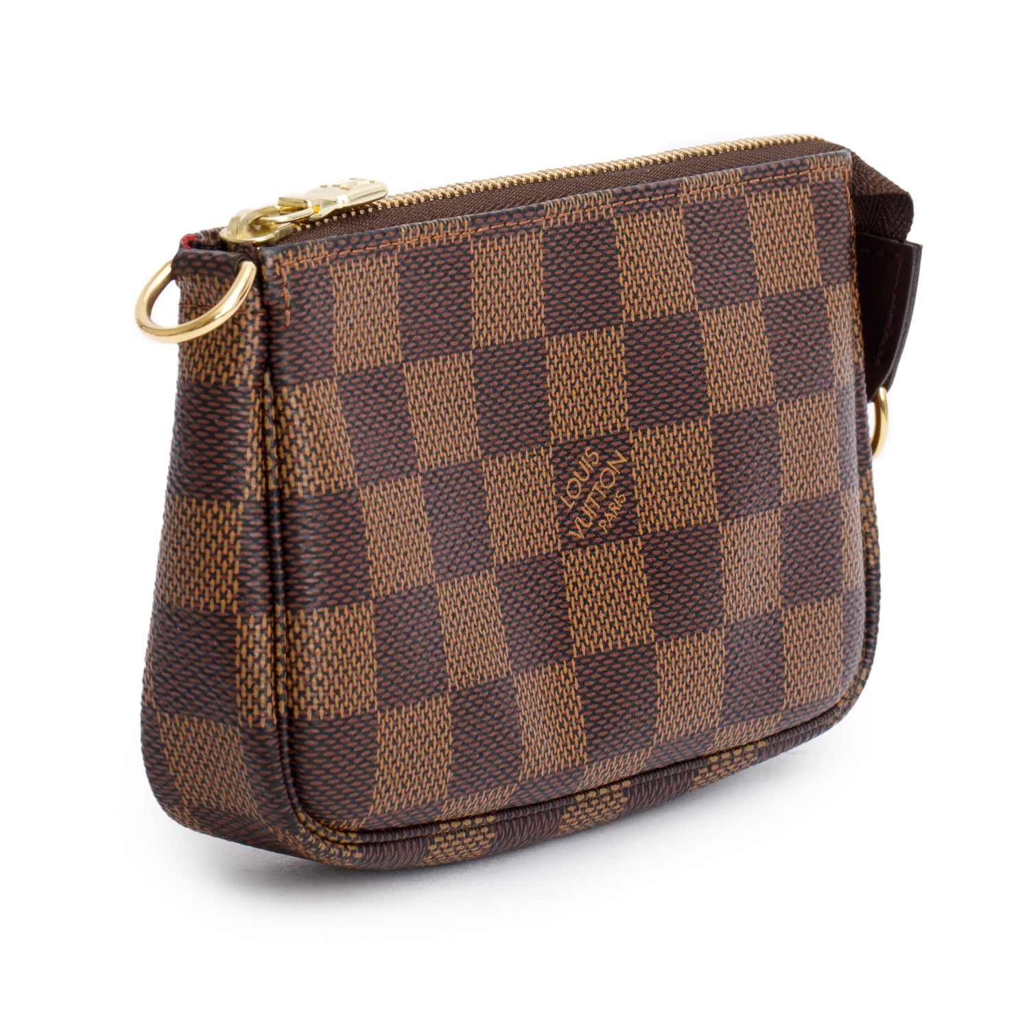 Louis Vuitton 2020 Damier Ebene Mini Pochette Accessoires w/ Box