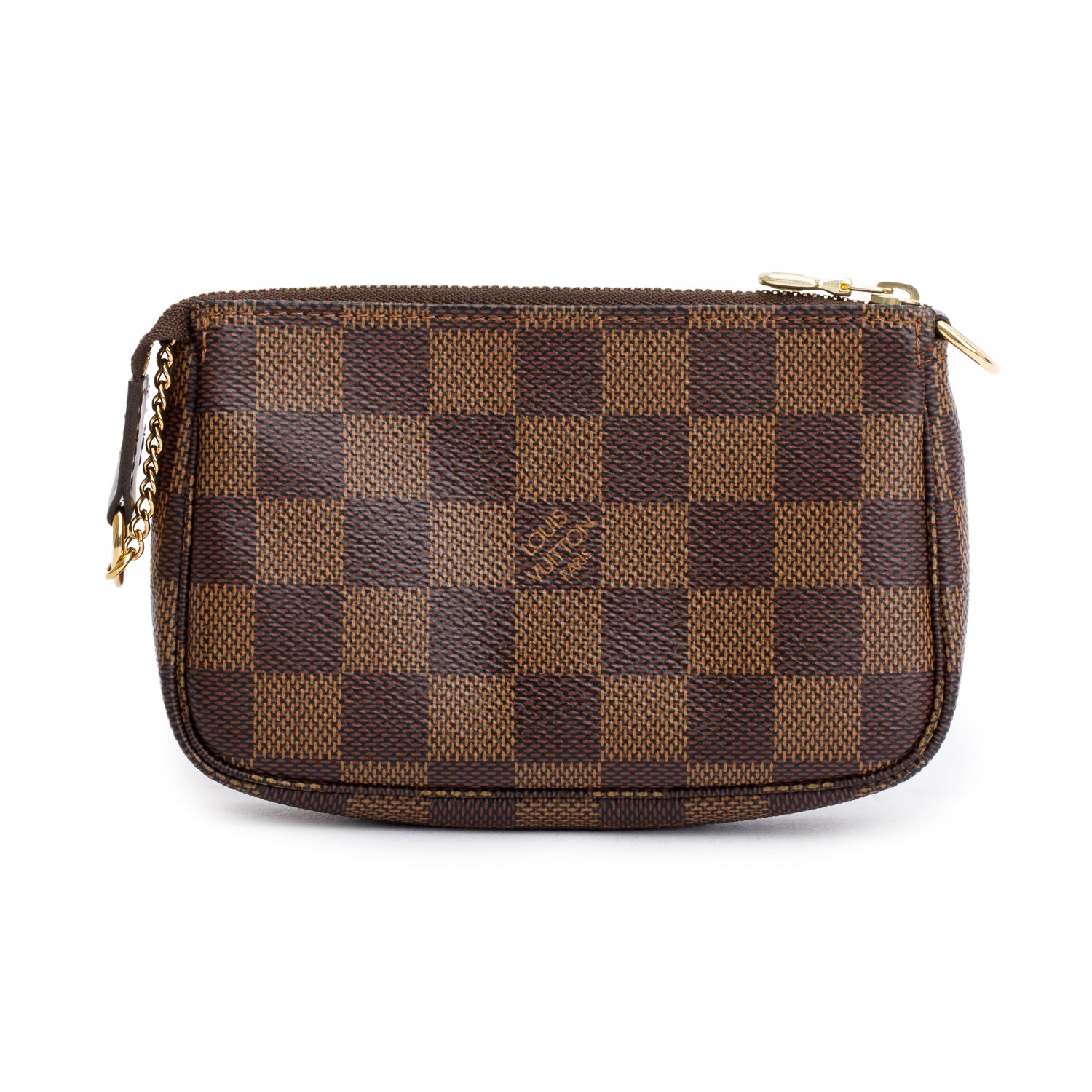 Louis Vuitton 2020 Damier Ebene Mini Pochette Accessoires w/ Box