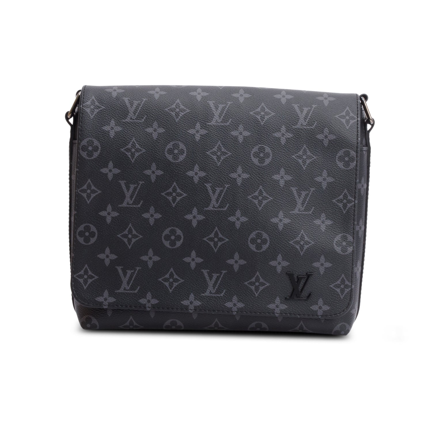 Louis Vuitton Monogram Eclipse District PM Bag w/ Box