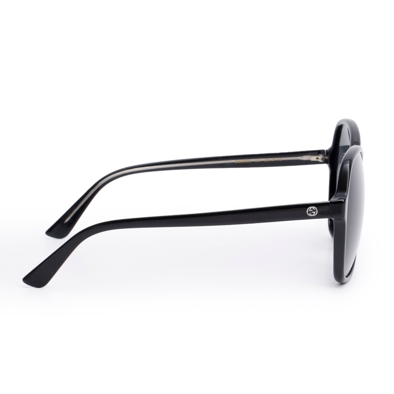 Gucci GG509S Black Acetate GG Square Sunglasses w/ Case