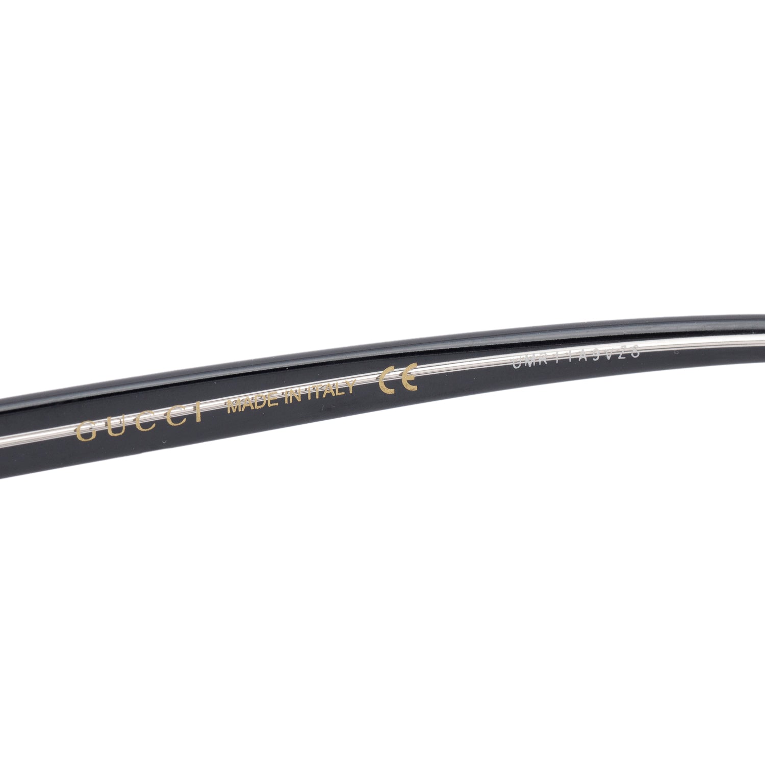 Gucci GG509S Black Acetate GG Square Sunglasses w/ Case