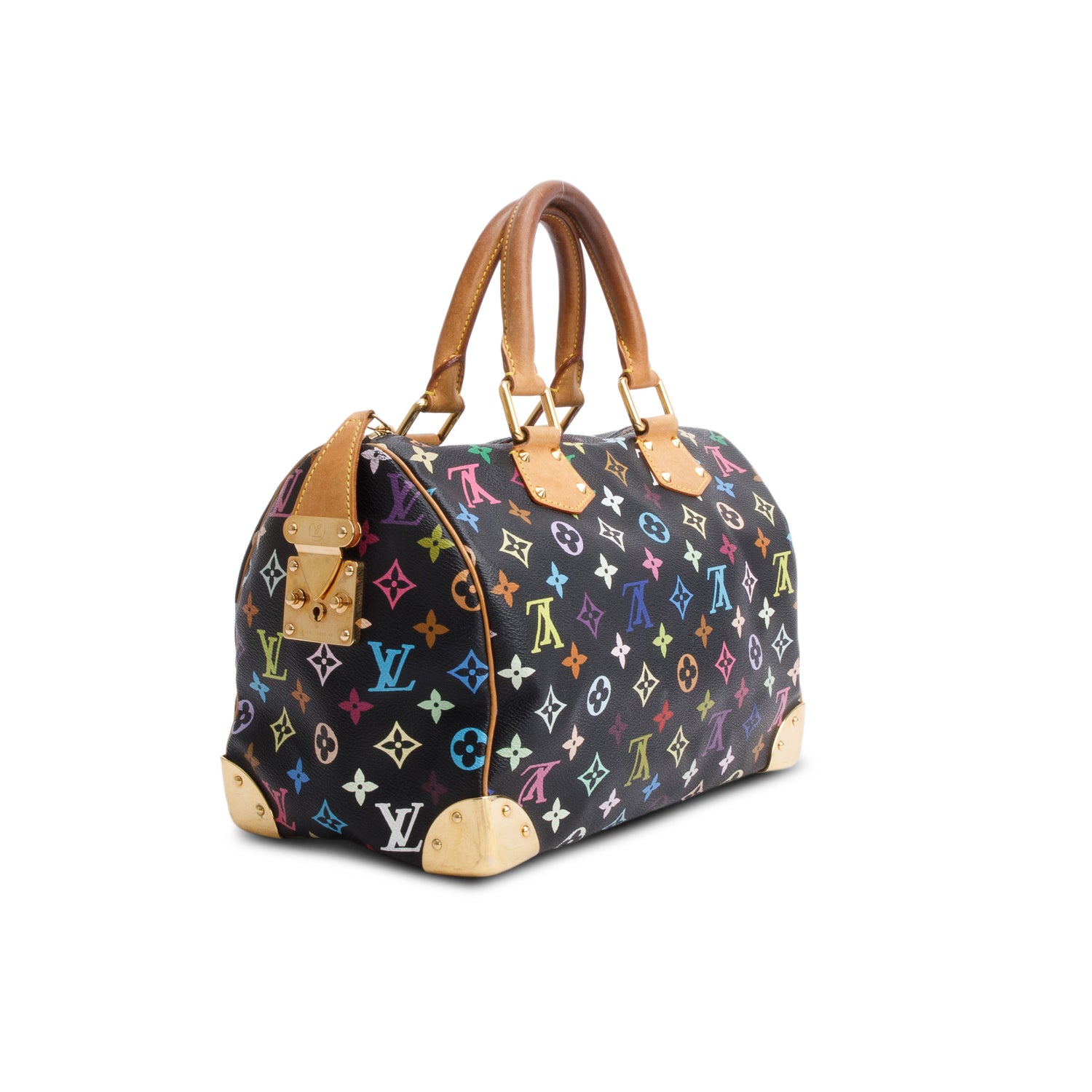 Louis Vuitton Black Monogram Multicolore Speedy 30