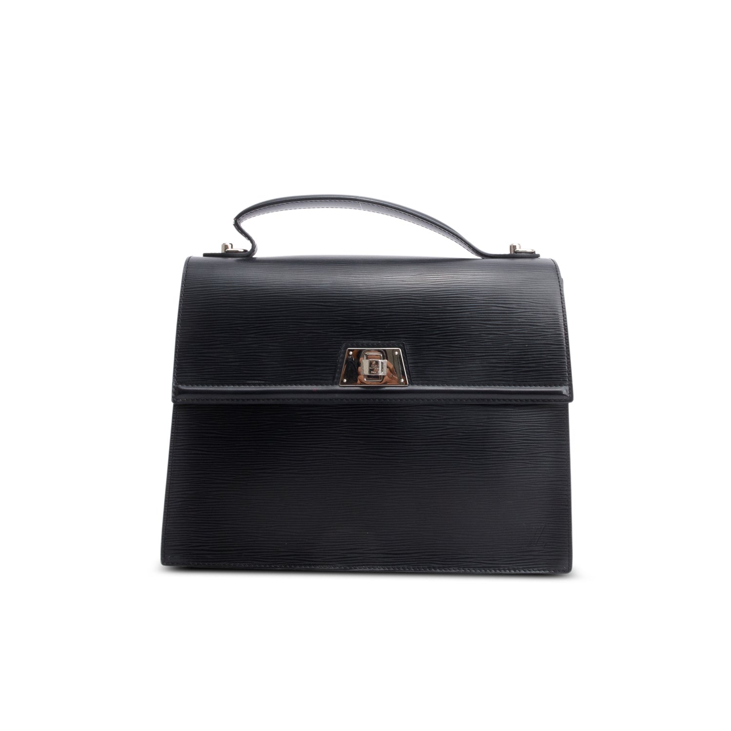 Louis Vuitton Black Epi Leather Cluny GM w/ Strap