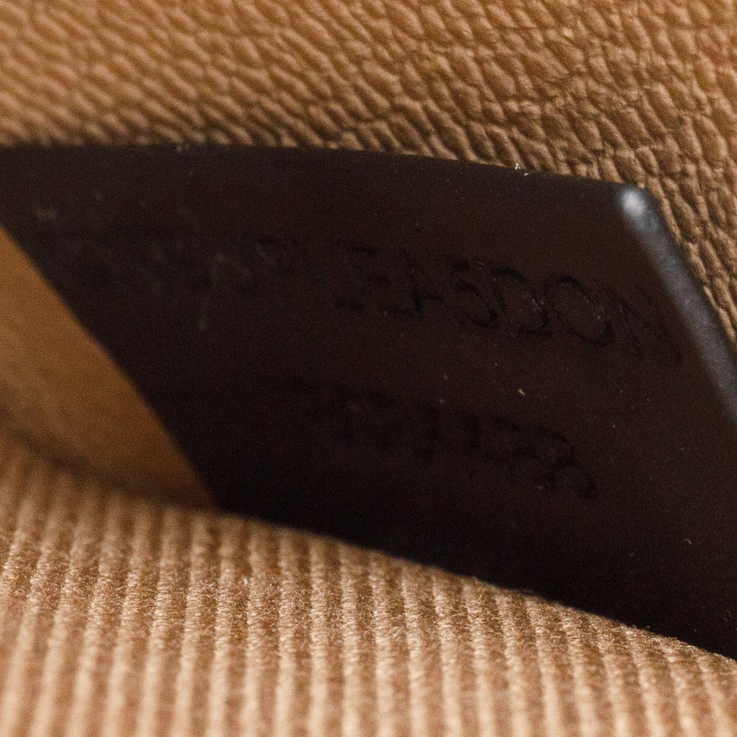 Burberry Beige Calfskin Mega Check Mini Banwell Tote w/ Strap