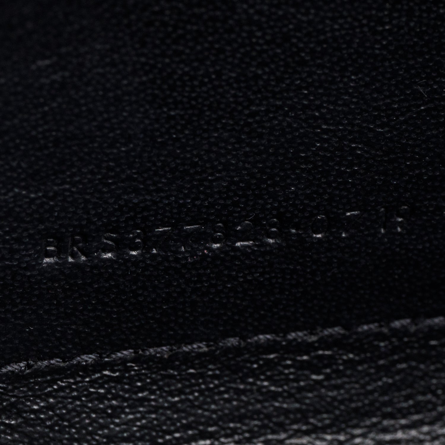 Saint Laurent Black Grain De Poudre Leather Envelope Chain Wallet