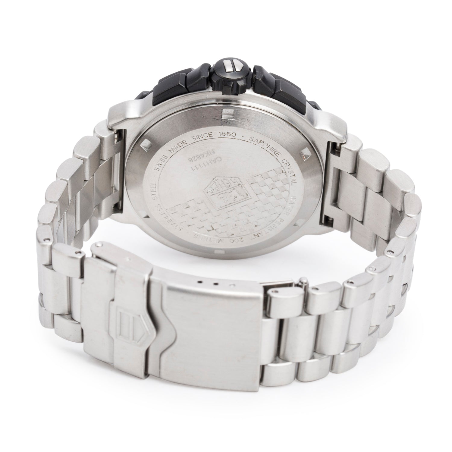 Tag Heuer Stainless Steel & Black Ceramic Formula 1 Chronograph 41 MM Watch CAH1111