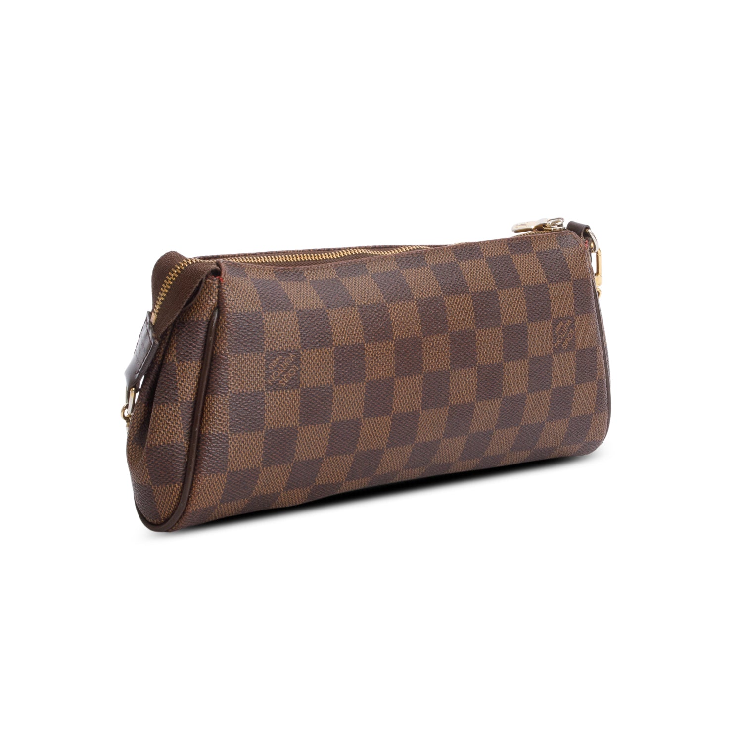 Louis Vuitton Damier Ebene Eva Clutch w/ Straps