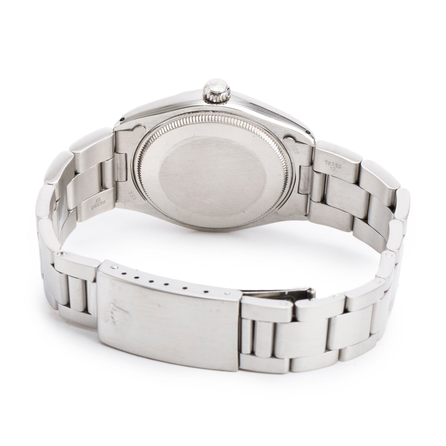 Rolex Stainless Steel Air King 34 MM Automatic Watch Black Dial 5500 w/ Box