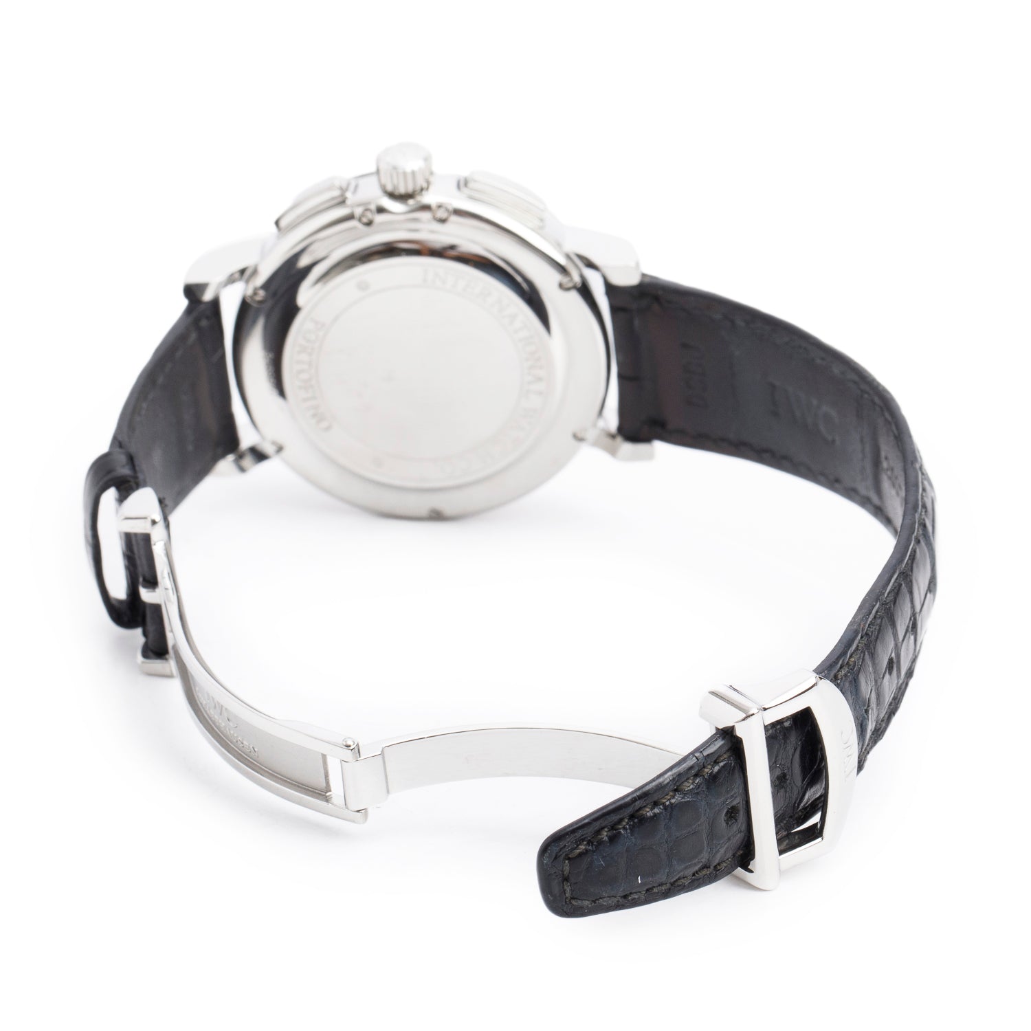 IWC Stainless Steel Portofino 41 MM Chronograph Automatic Watch IW378303 w/ Box & Papers