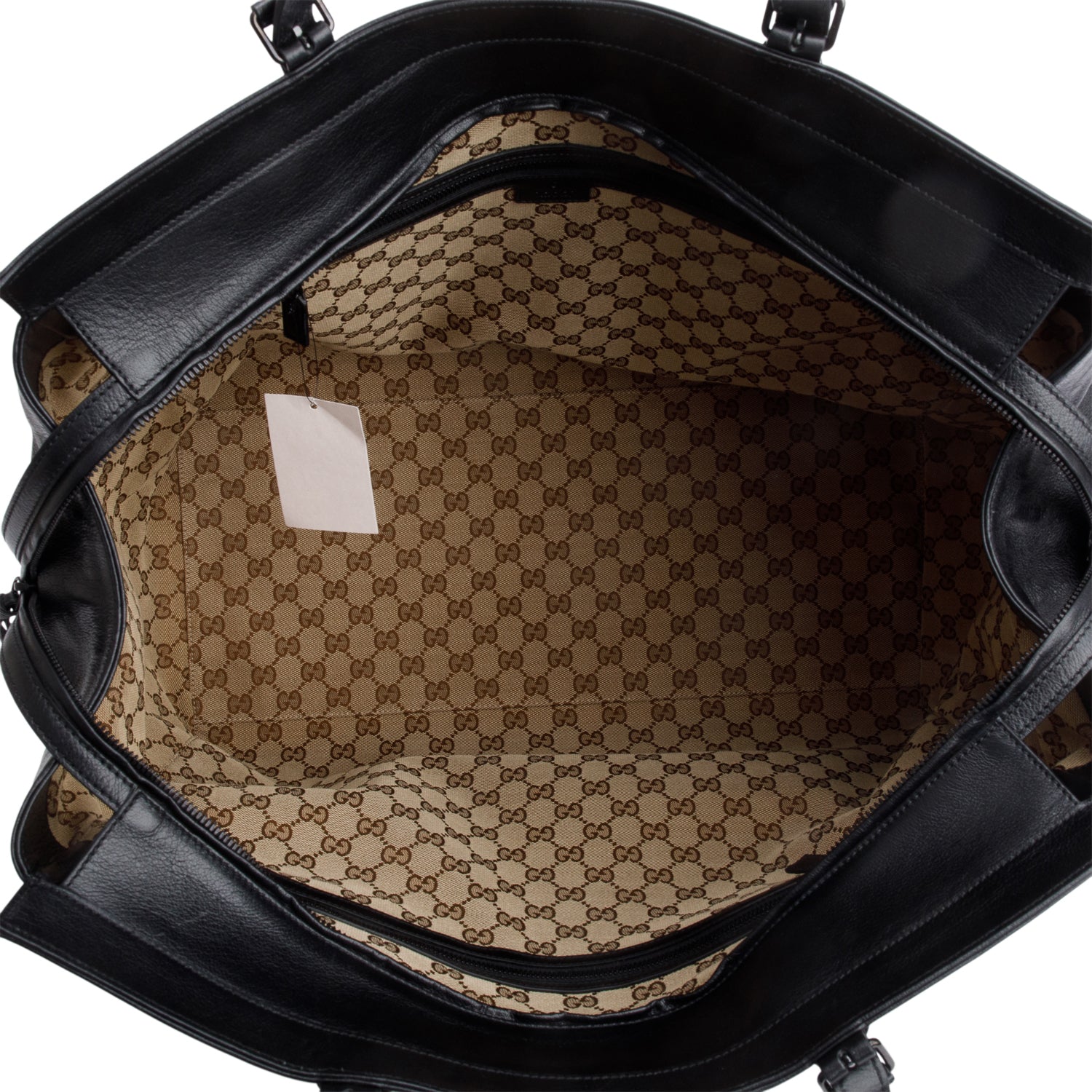 Gucci Black Monochrome Piuma Lux Energy Weekender Bag