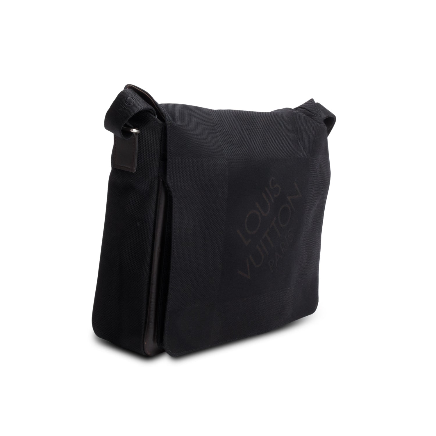 Louis Vuitton Black Damier Geant Canvas Messenger Bag