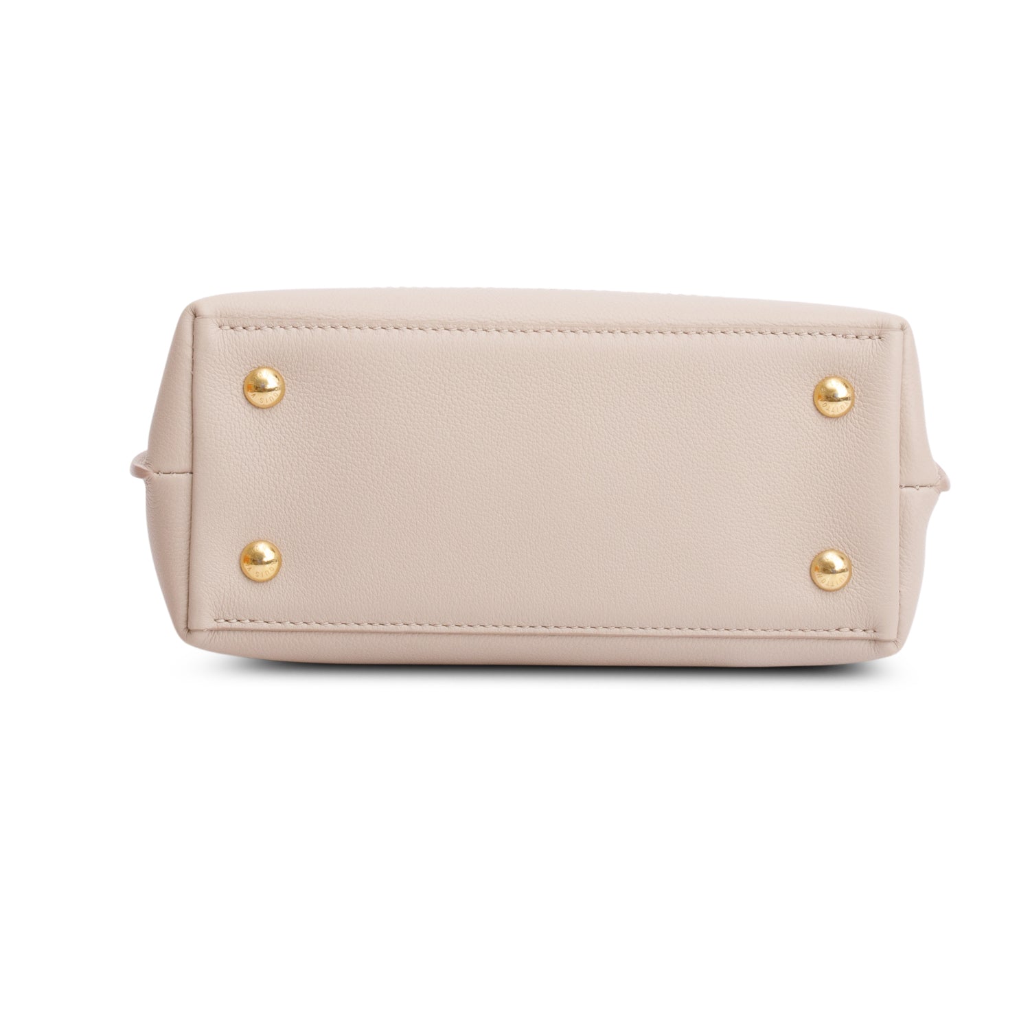 Louis Vuitton Beige Calkskin Mini Lockme Ever w/ Box & Strap