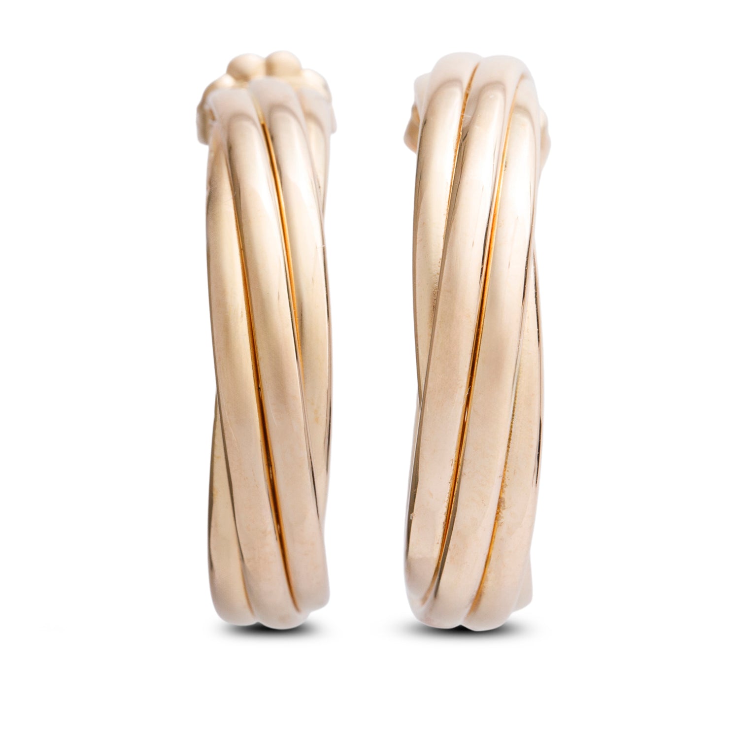 Tiffany Paloma Picasso 18k Yellow Gold Melody Hoop Earrings