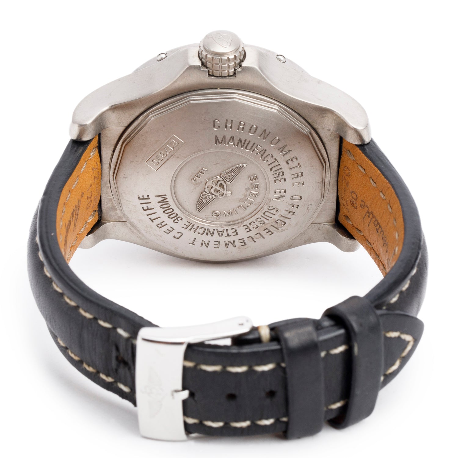 Breitling Titanium Avenger Seawolf 44 MM Automatic Watch Yellow Dial E17370