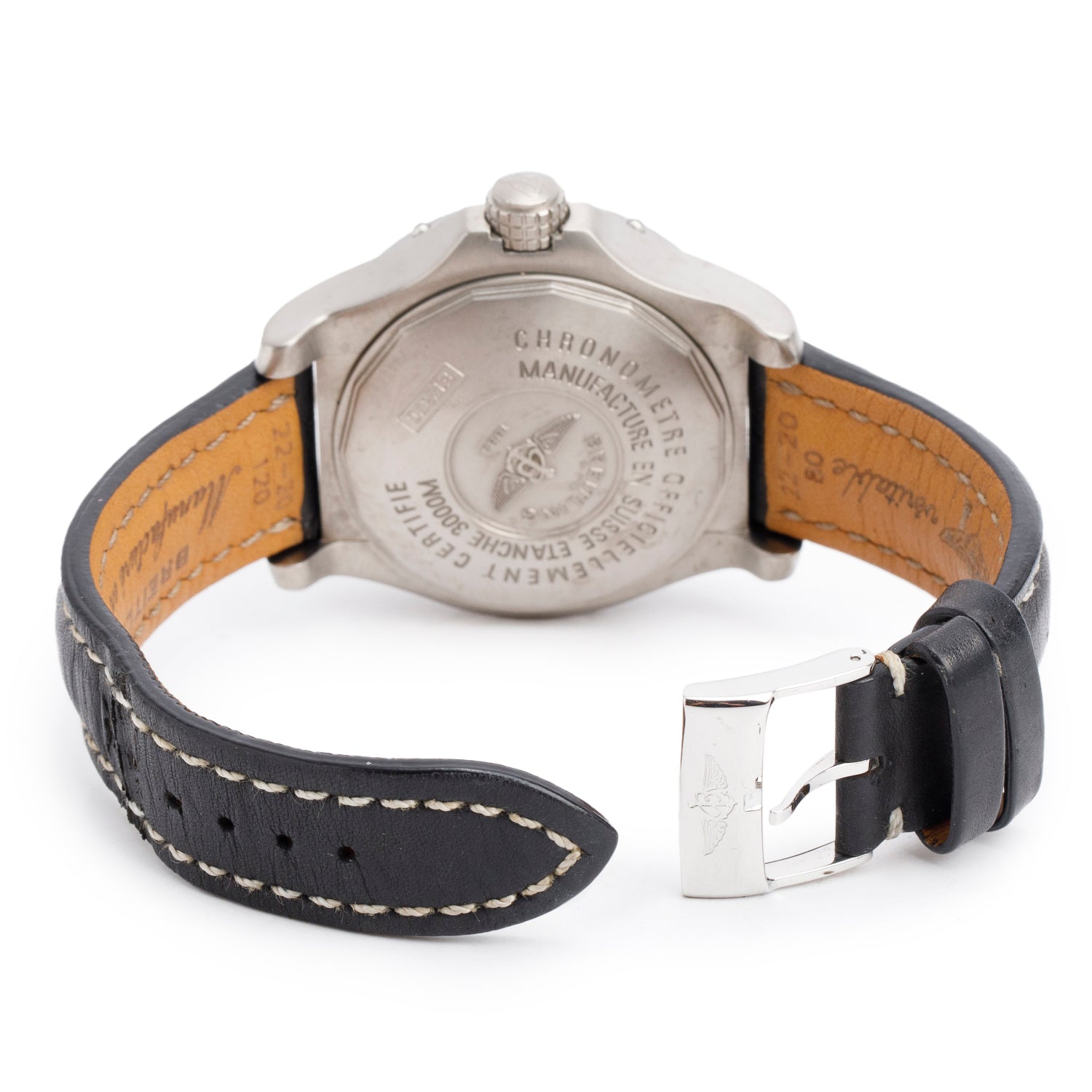 Breitling Titanium Avenger Seawolf 44 MM Automatic Watch Yellow Dial E17370