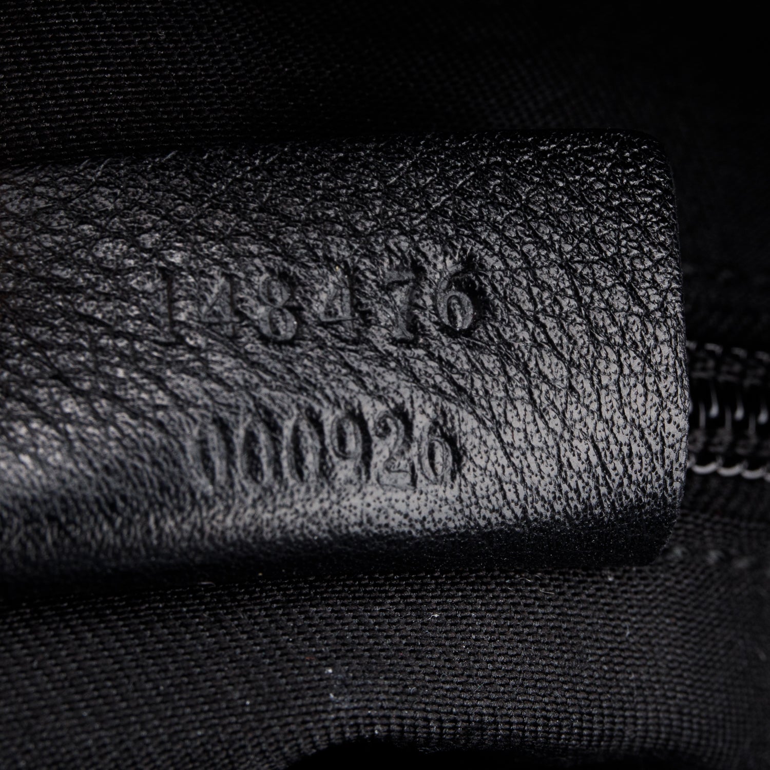 Gucci Black Leather Zip Lock Messenger Bag