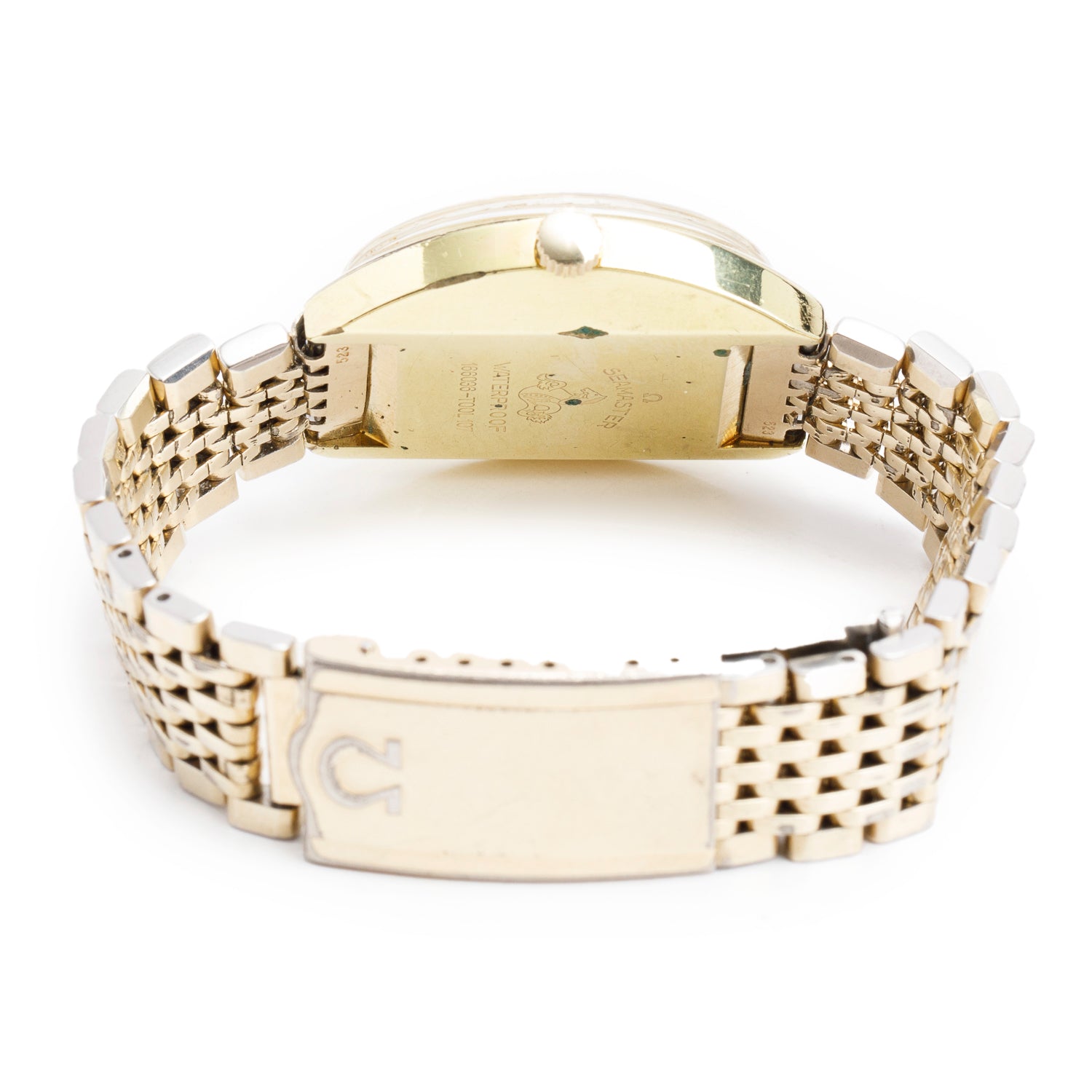 Omega Vintage Gold-Plated Stainless Steel Seamaster Cosmic 35 MM Automatic Watch