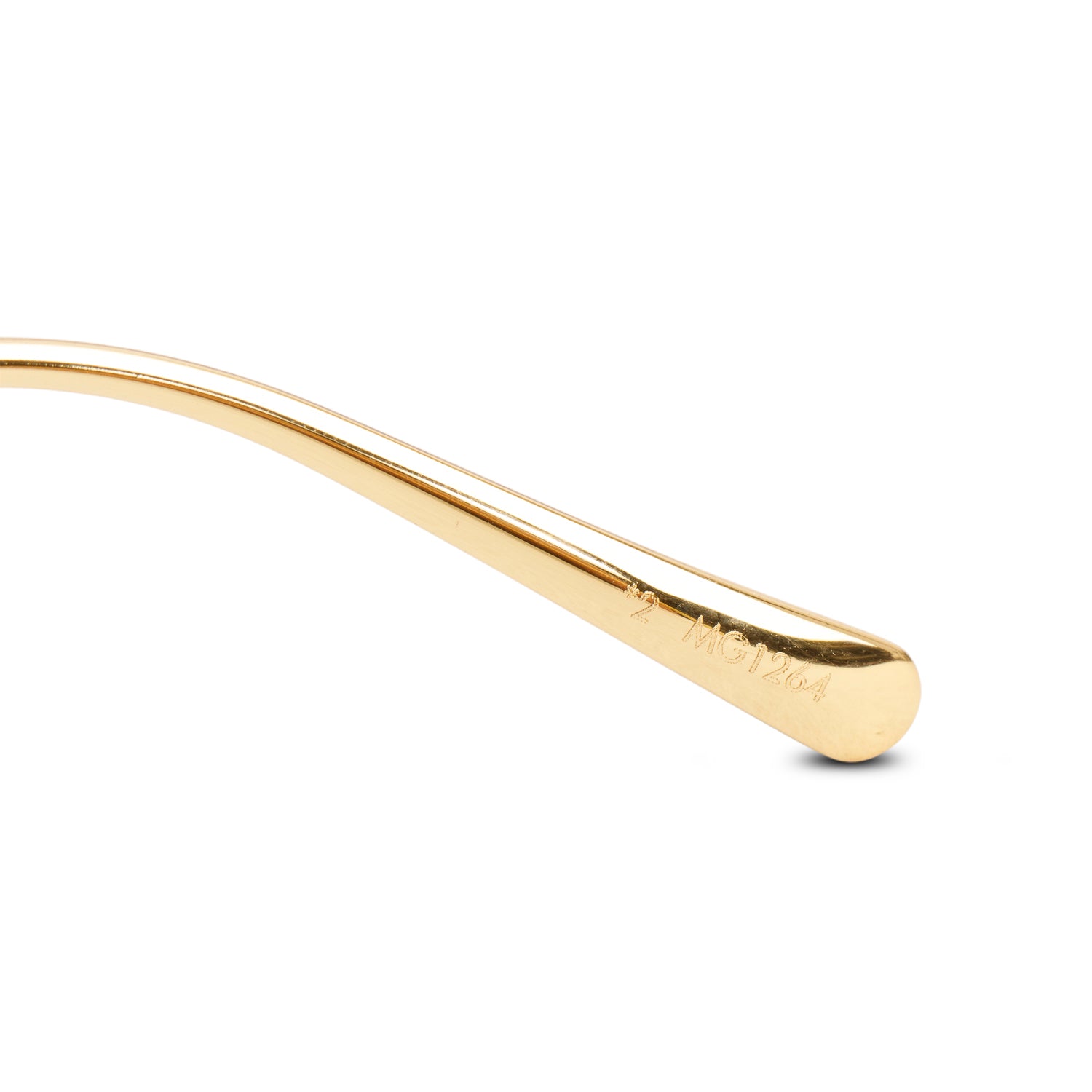 Louis Vuitton Z2471U Gold Tone My LV Chain Round Sunglasses w/ Case