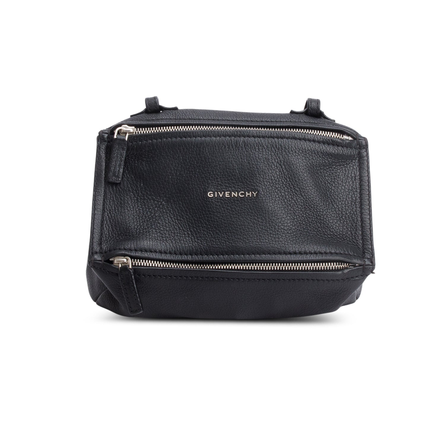 Givenchy Black Sugar Goatskin Leather Mini Pandora Crossbody Bag