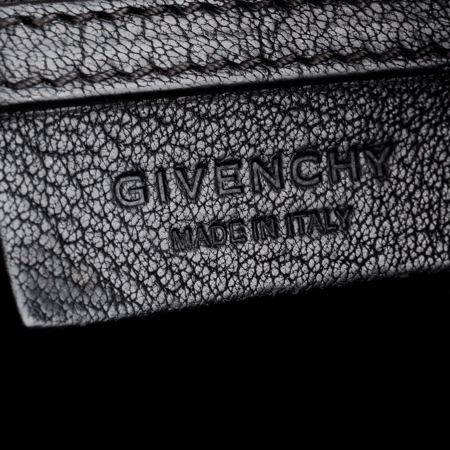 Givenchy Black Sugar Goatskin Leather Mini Pandora Crossbody Bag