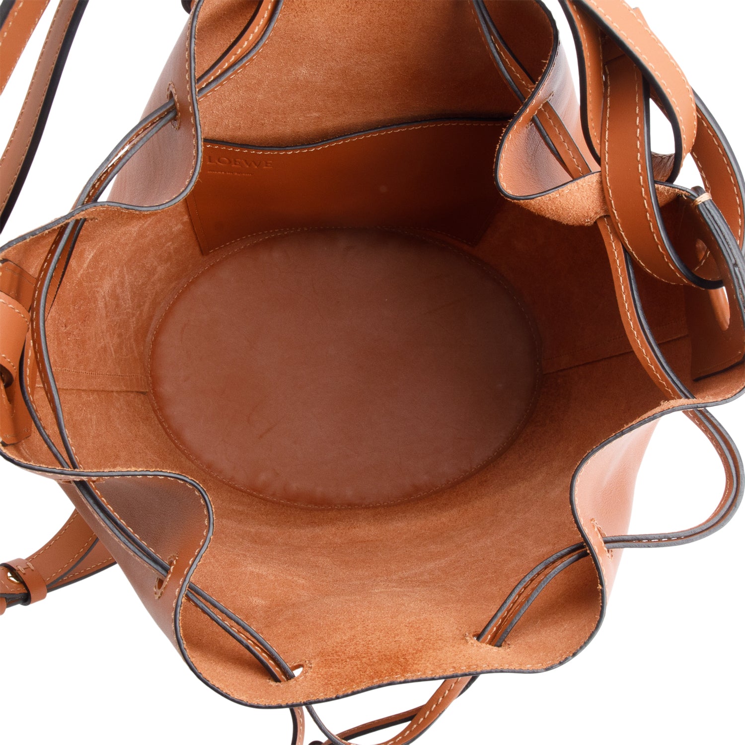 Loewe Brown Calfskin Medium Balloon Bucket Bag