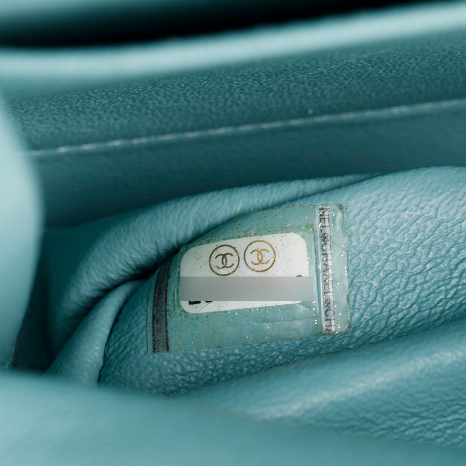 Chanel Turquoise Caviar Quilted Medium Double Flap Bag w/ Box & Authenticity Card