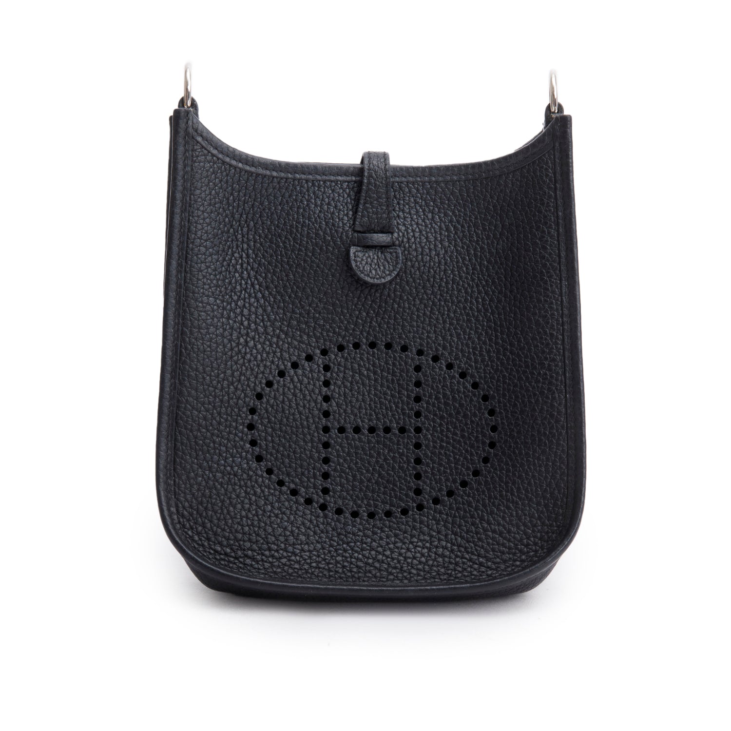 Hermes Noir Taurillon Clemence Amazone Evelyne TPM 16 w/ Box