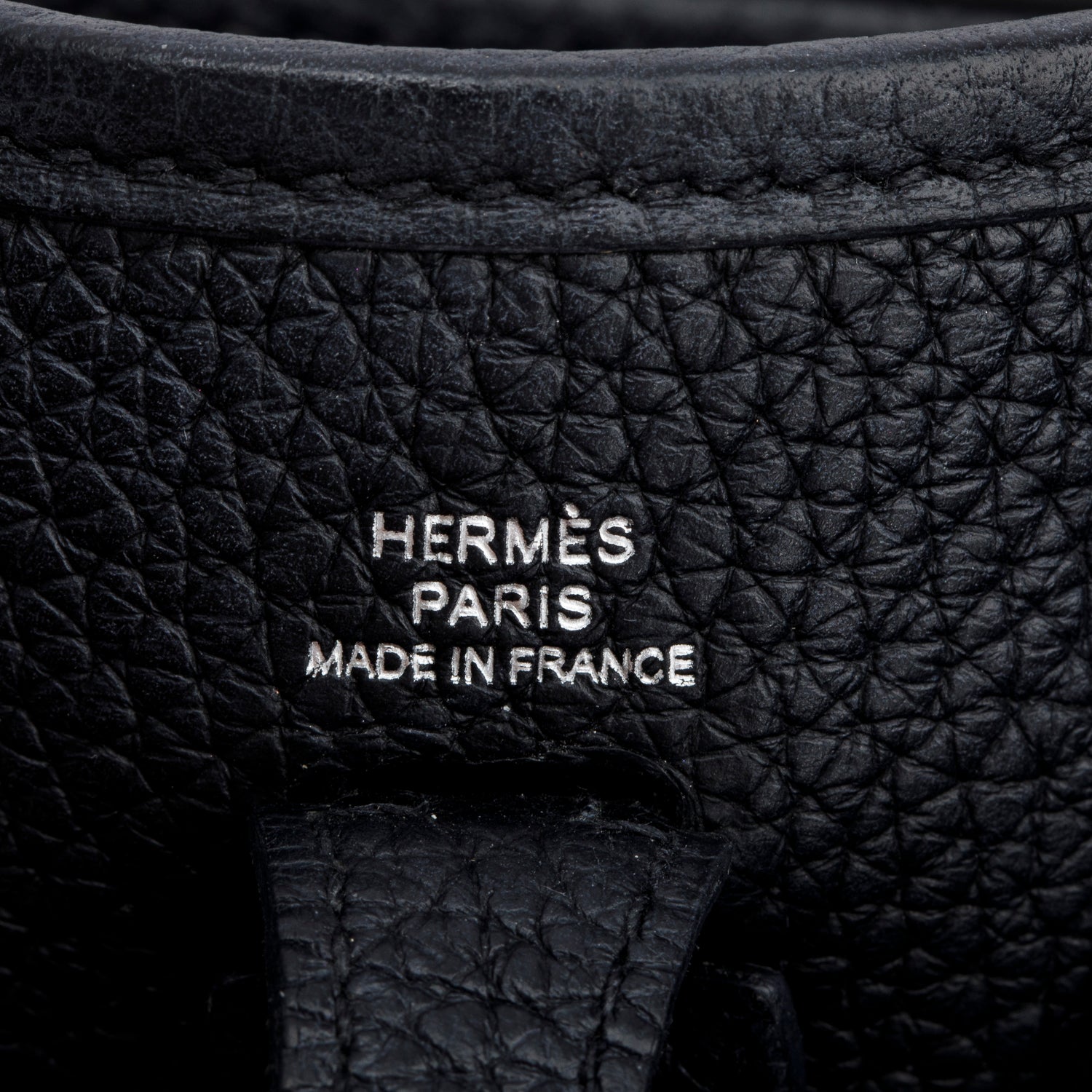 Hermes Noir Taurillon Clemence Amazone Evelyne TPM 16 w/ Box