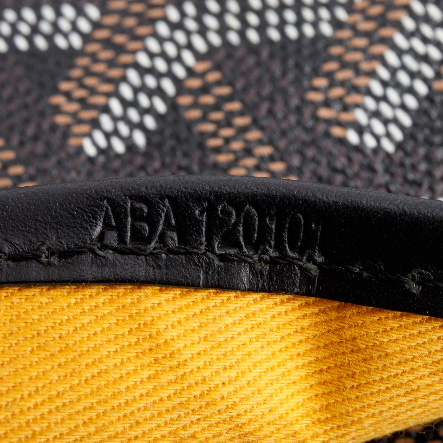 Goyard Black Goyardine Saint Jeanne MM Bowler