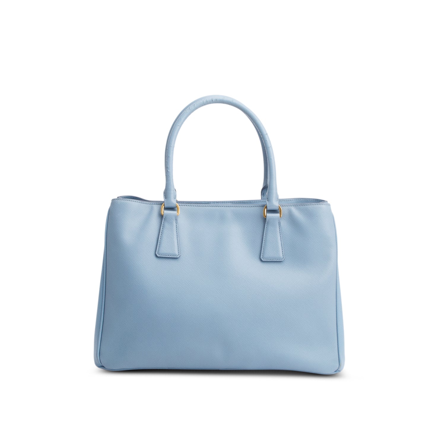Prada Blue Saffiano Lux Medium Galleria Tote w/ Strap & Authenticity Card