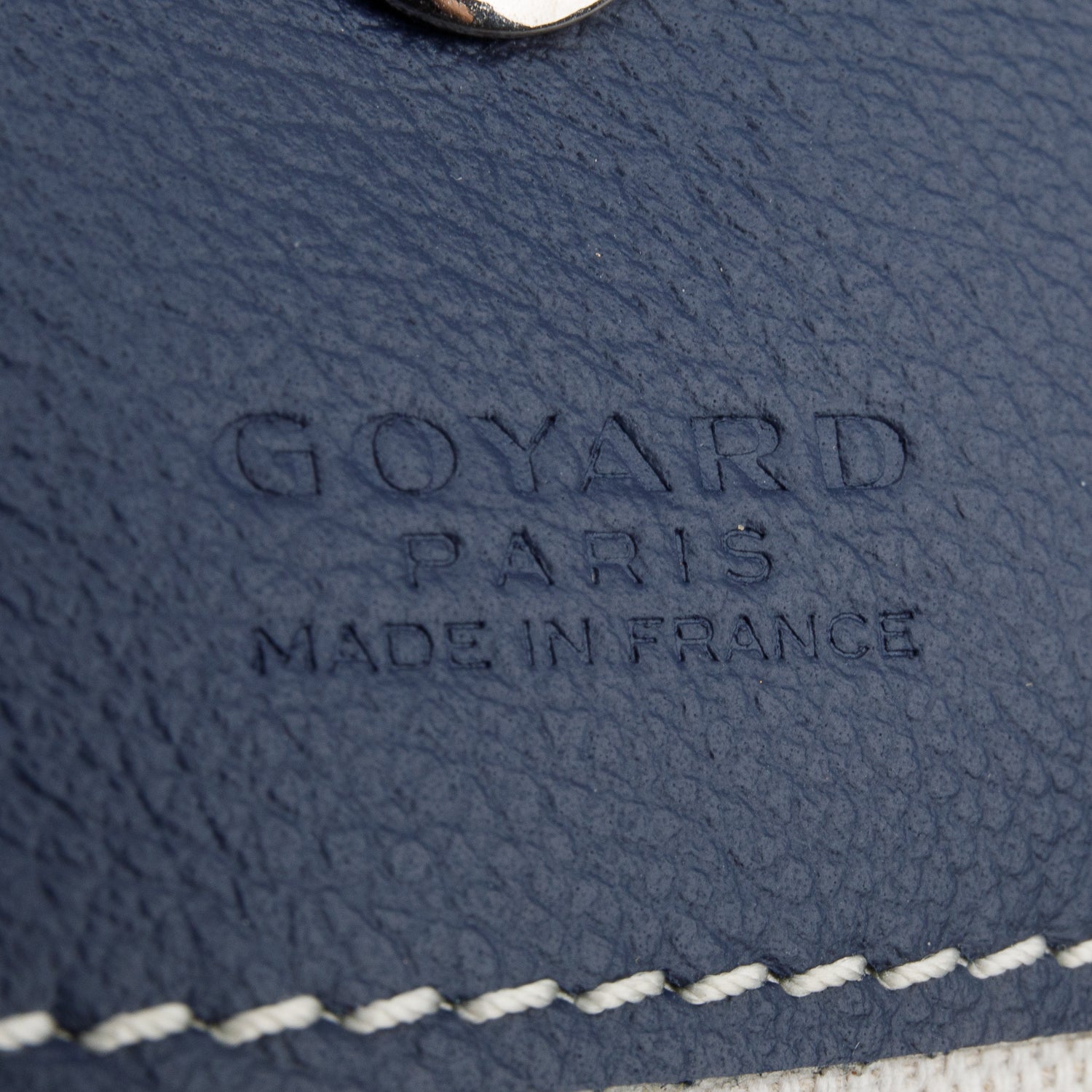 Goyard 2024 Navy Saint Louis PM Tote w/ Pouch