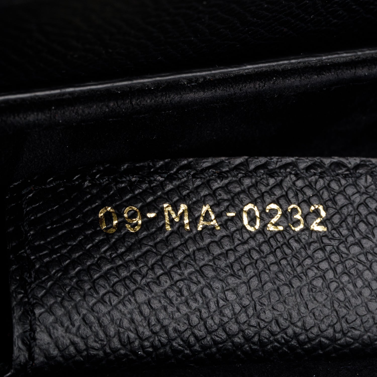 Christian Dior 2022 Black Grained Calfskin Saddle Bag w/ Box & Authenticity Card