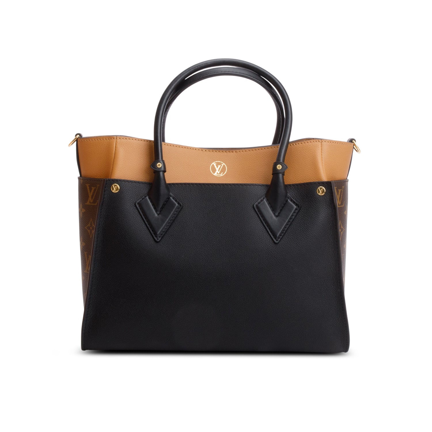 Louis Vuitton Black On My Side MM w/ Box & Strap