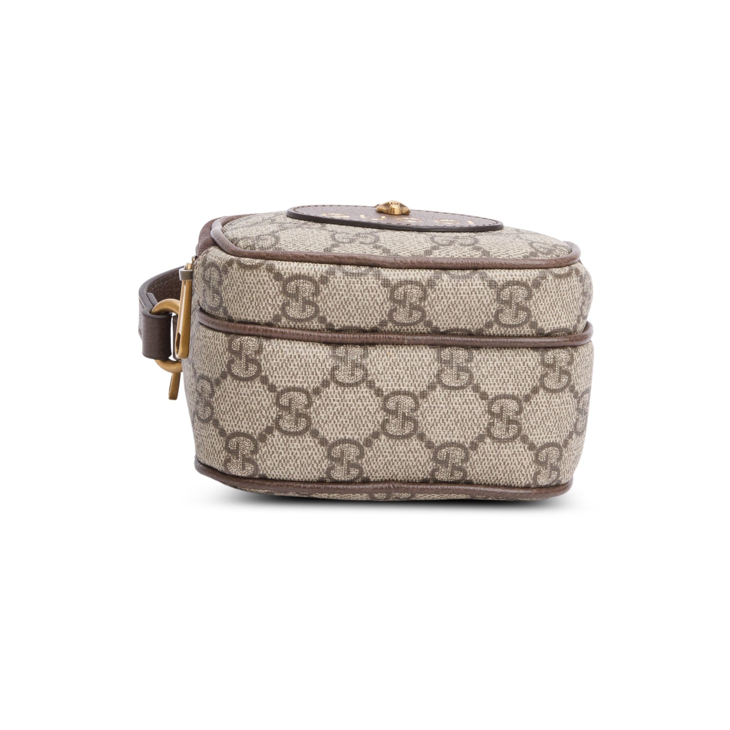 Gucci GG Supreme Monogram Mini Neo Vintage Double Zip Messenger Bag