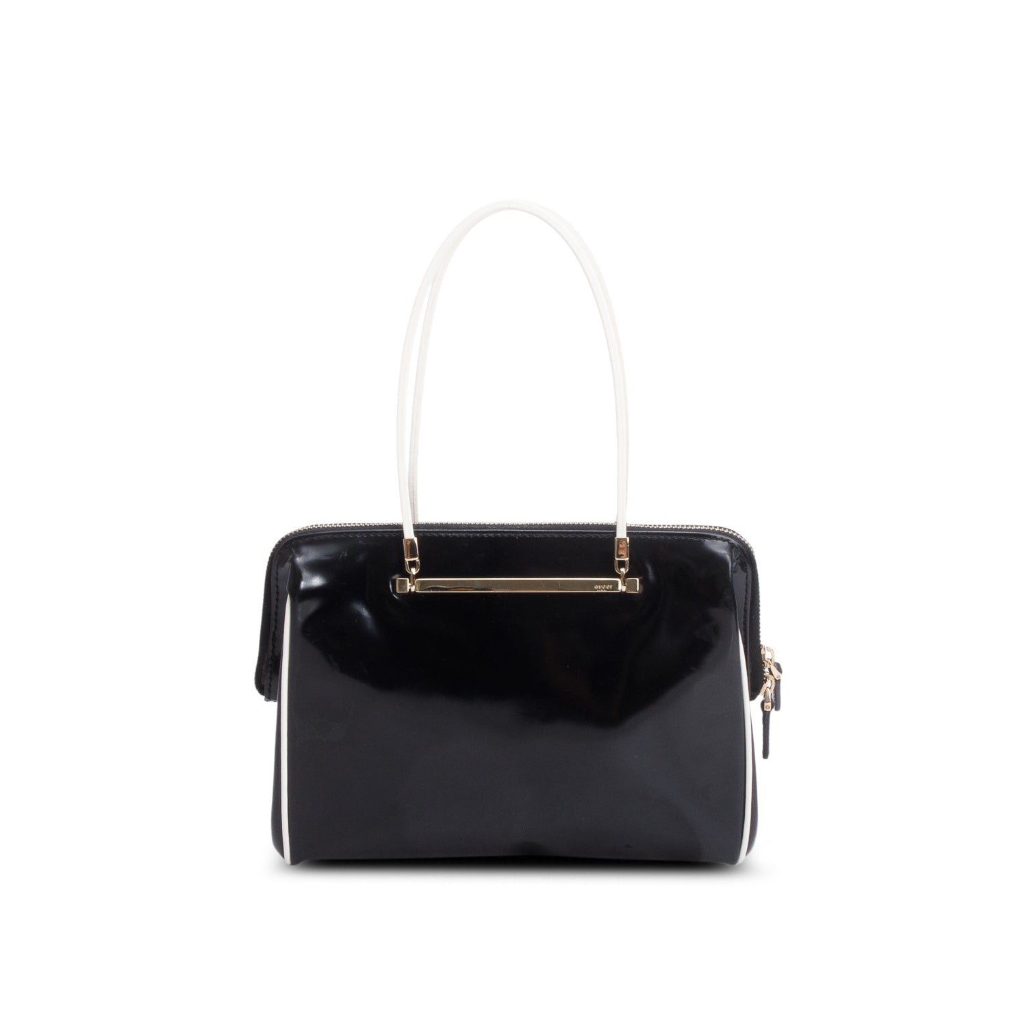 Gucci Vintage Black Patent Leather Mini Bag