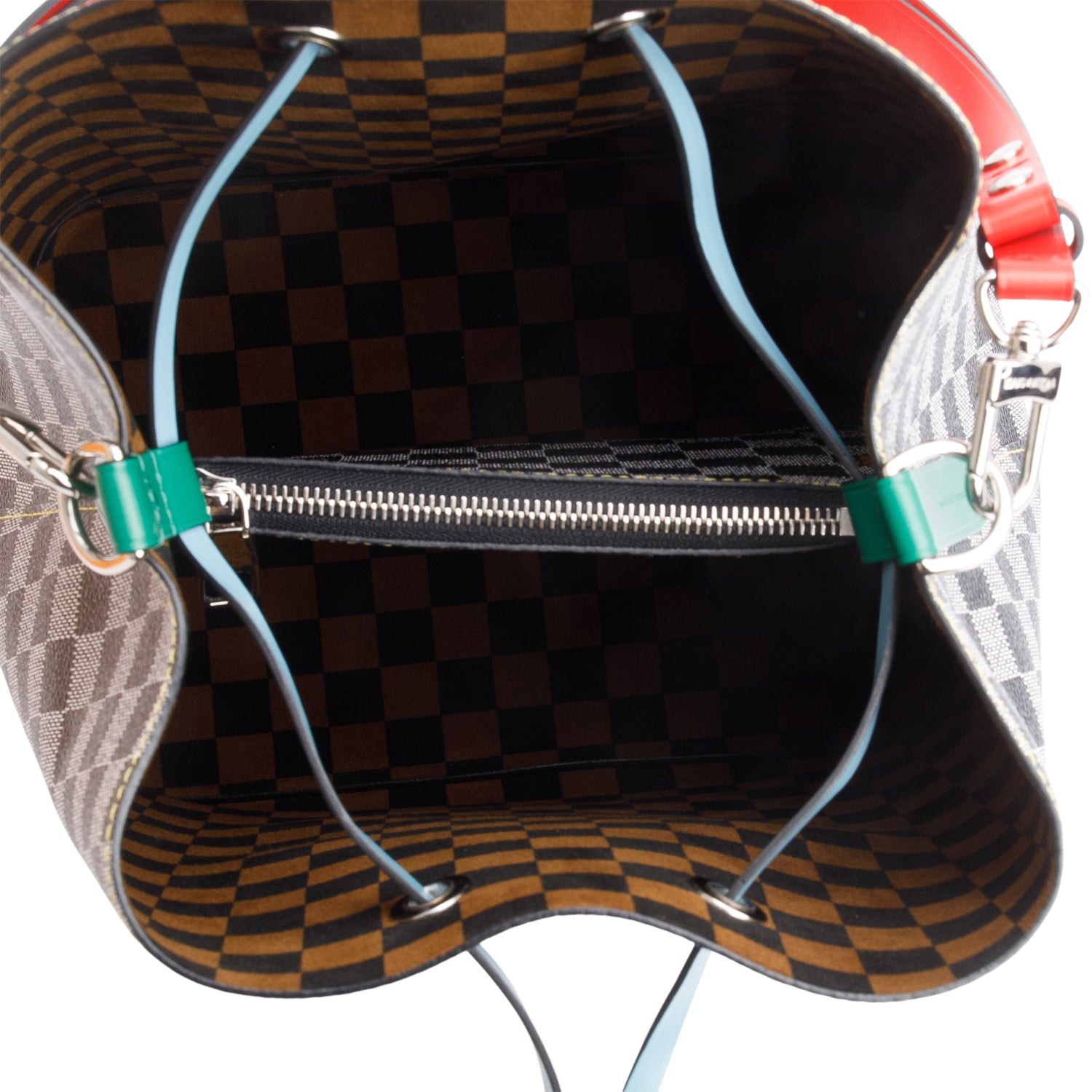 Louis Vuitton Limited Edition Multicolor Damier NeoNoe MM w/ Box