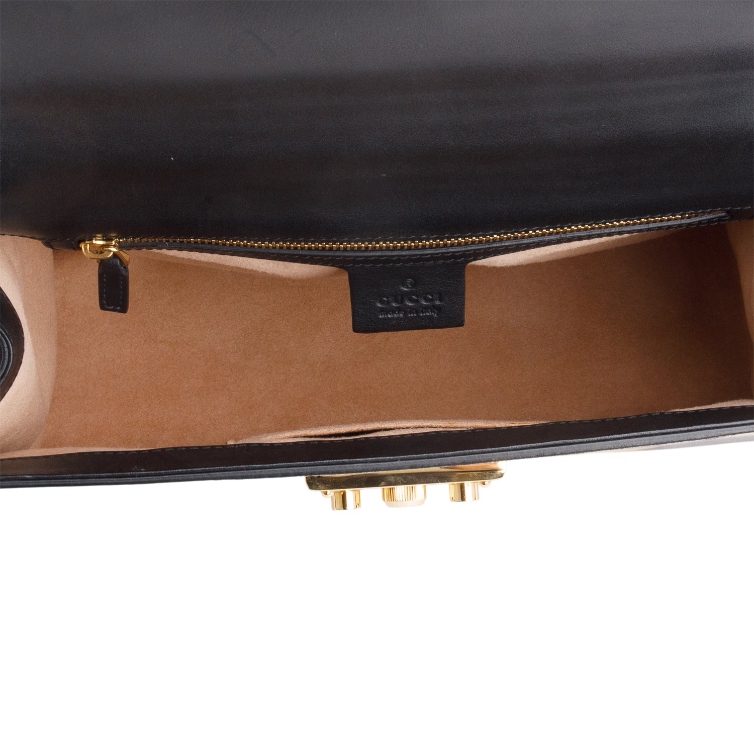 Gucci GG Supreme Monogram Medium Padlock Shoulder Bag