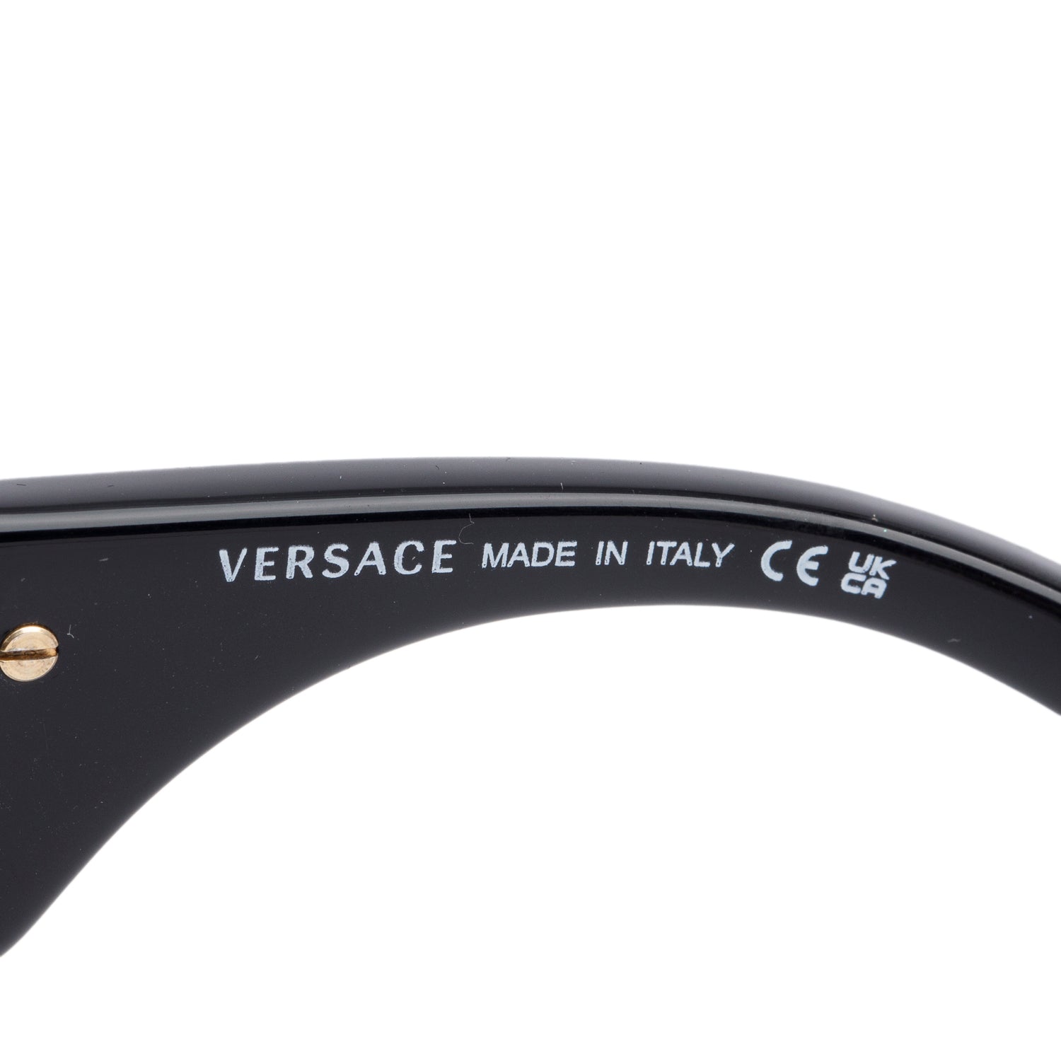 Versace OVE2258 Black Medusa Shield Sunglasses w/ Case
