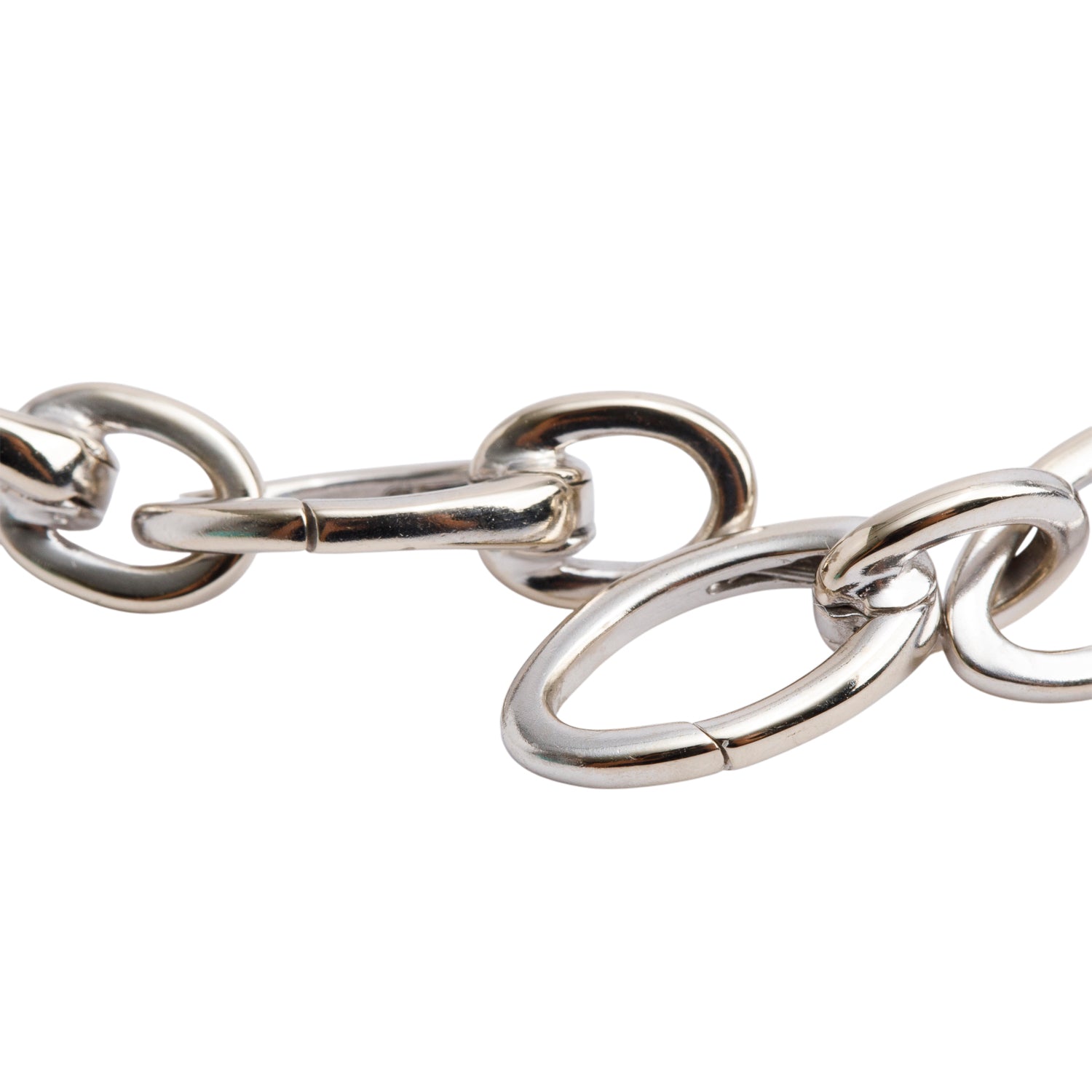 Tiffany & Co. 18k White Gold Clasping Link Bracelet w/ Box