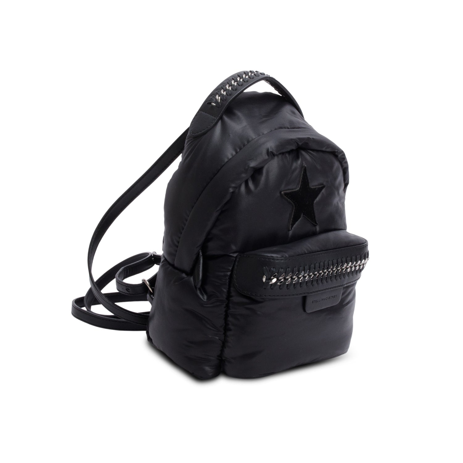 Stella McCartney Black Polyamide Falabella Go Star Backpack